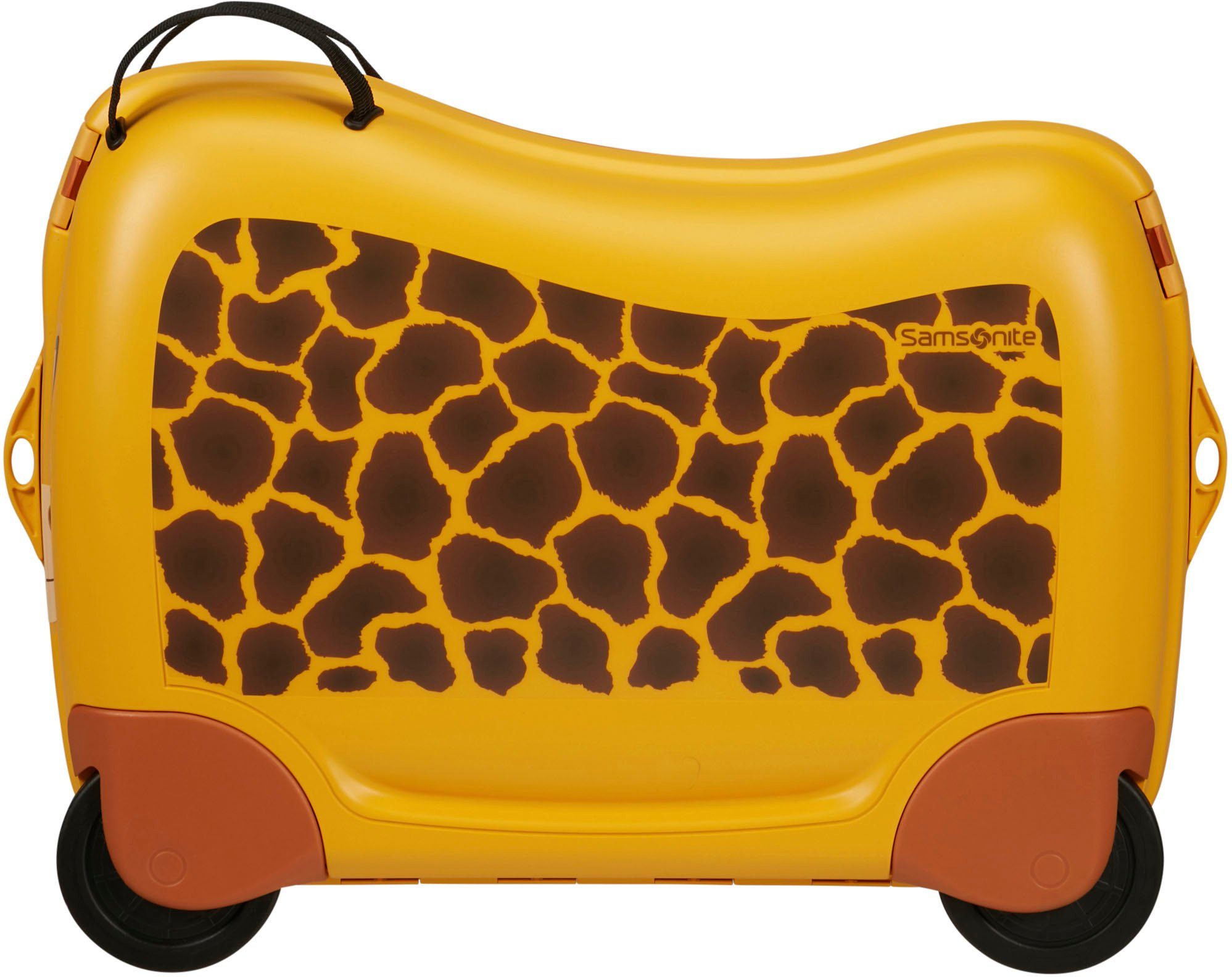Samsonite Kinderkoffer Dream2Go Ride-on Trolley, Giraffe Kinder reis koffer handbagage om op te zitten en te trekken