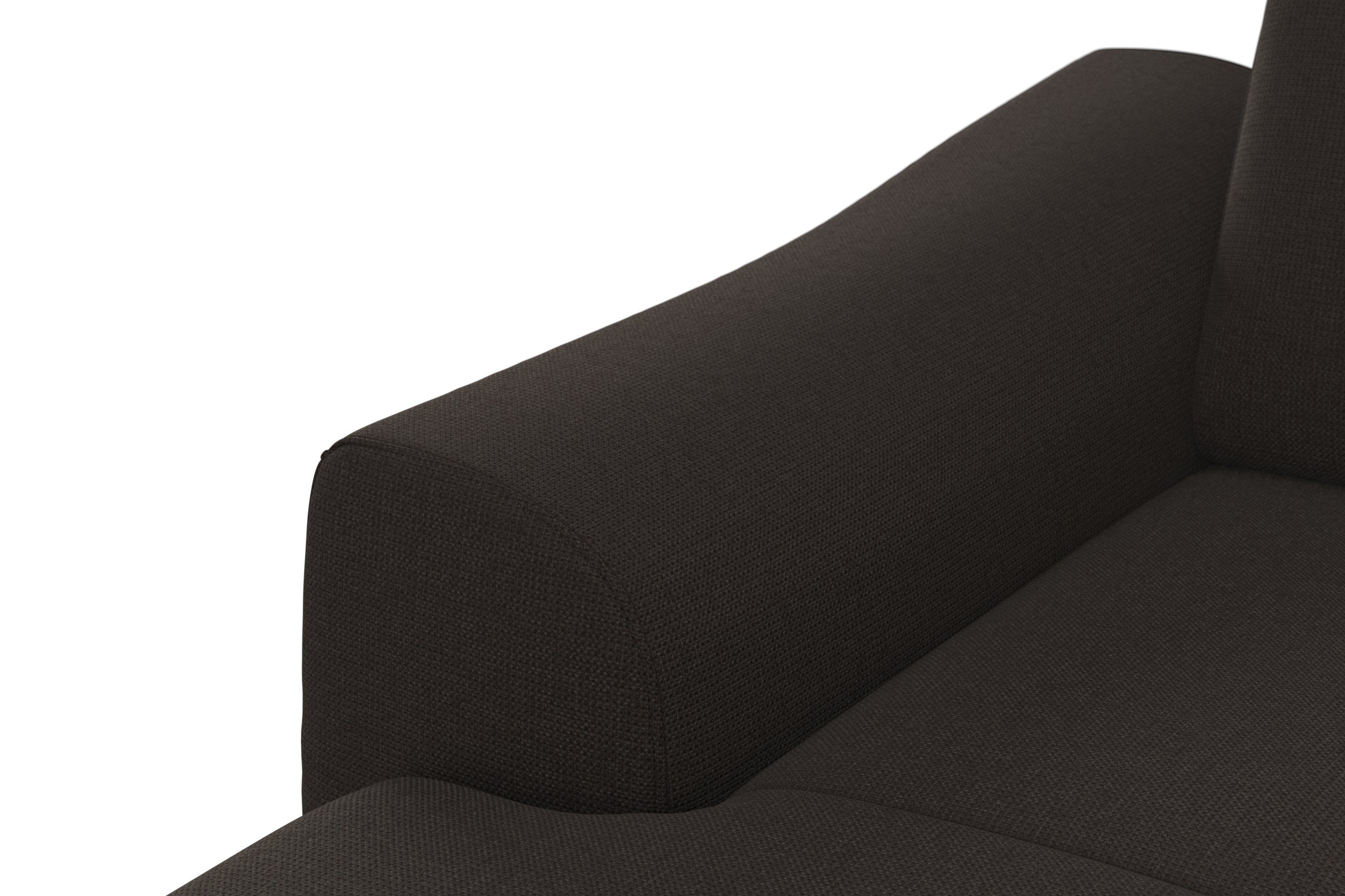 sit&more Zithoek Dundee U-vorm met binnenvering en massief houten poten, naar keuze met verstelbare hoofdsteun