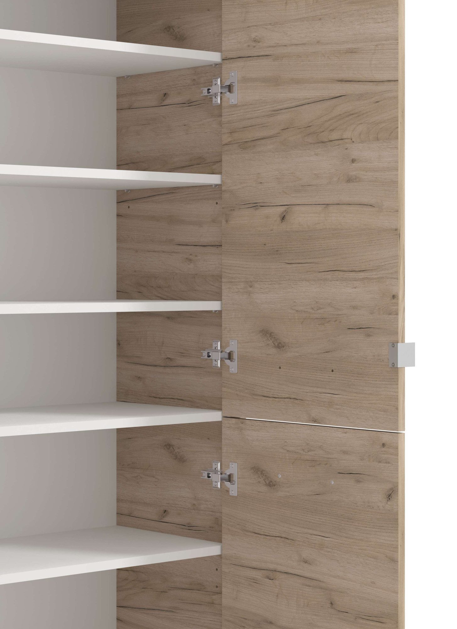 INOSIGN Schoenenkast Menorca schoenenkast, opslagkast, schoenenrek, breedte 90 cm met vier deuren, in moderne en elegante kleuren, met twee spiegels