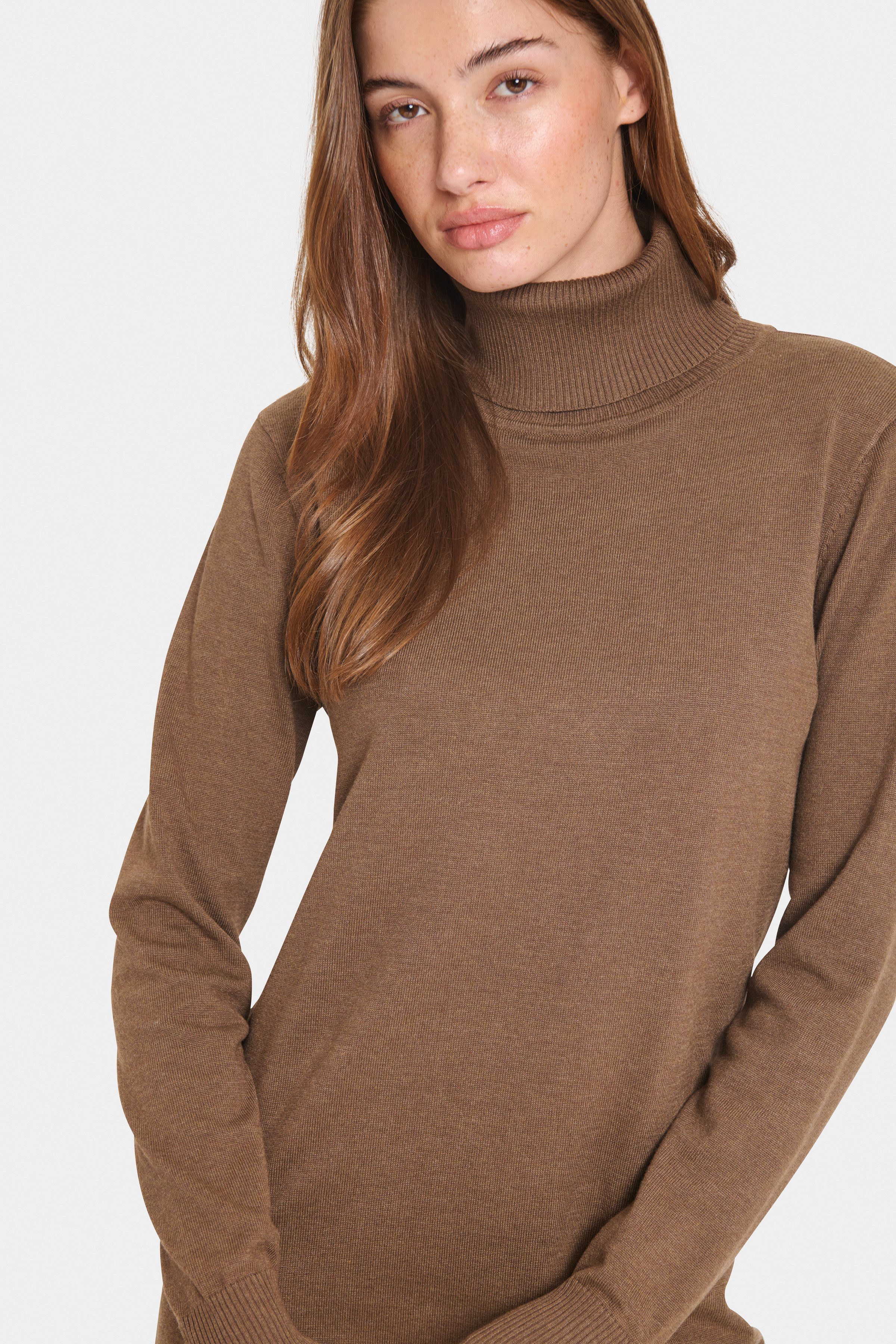 Saint Tropez Gebreide jurk U6801, MilaSZ Rollneck Dress