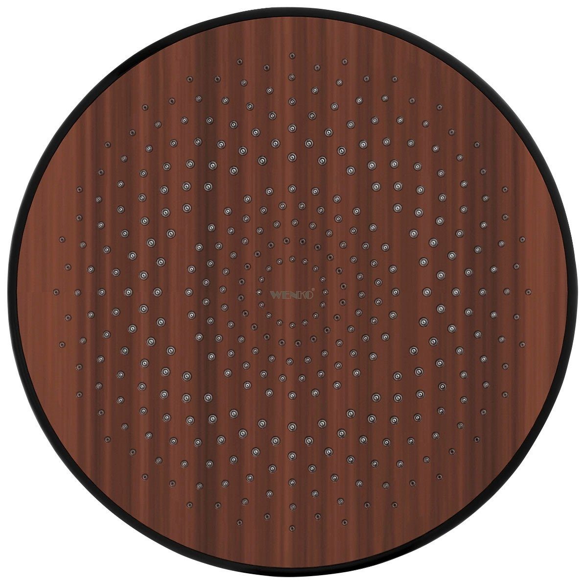 WENKO Regendouchekop Watersaving Hout, Ø 22,5 cm (1-delig)