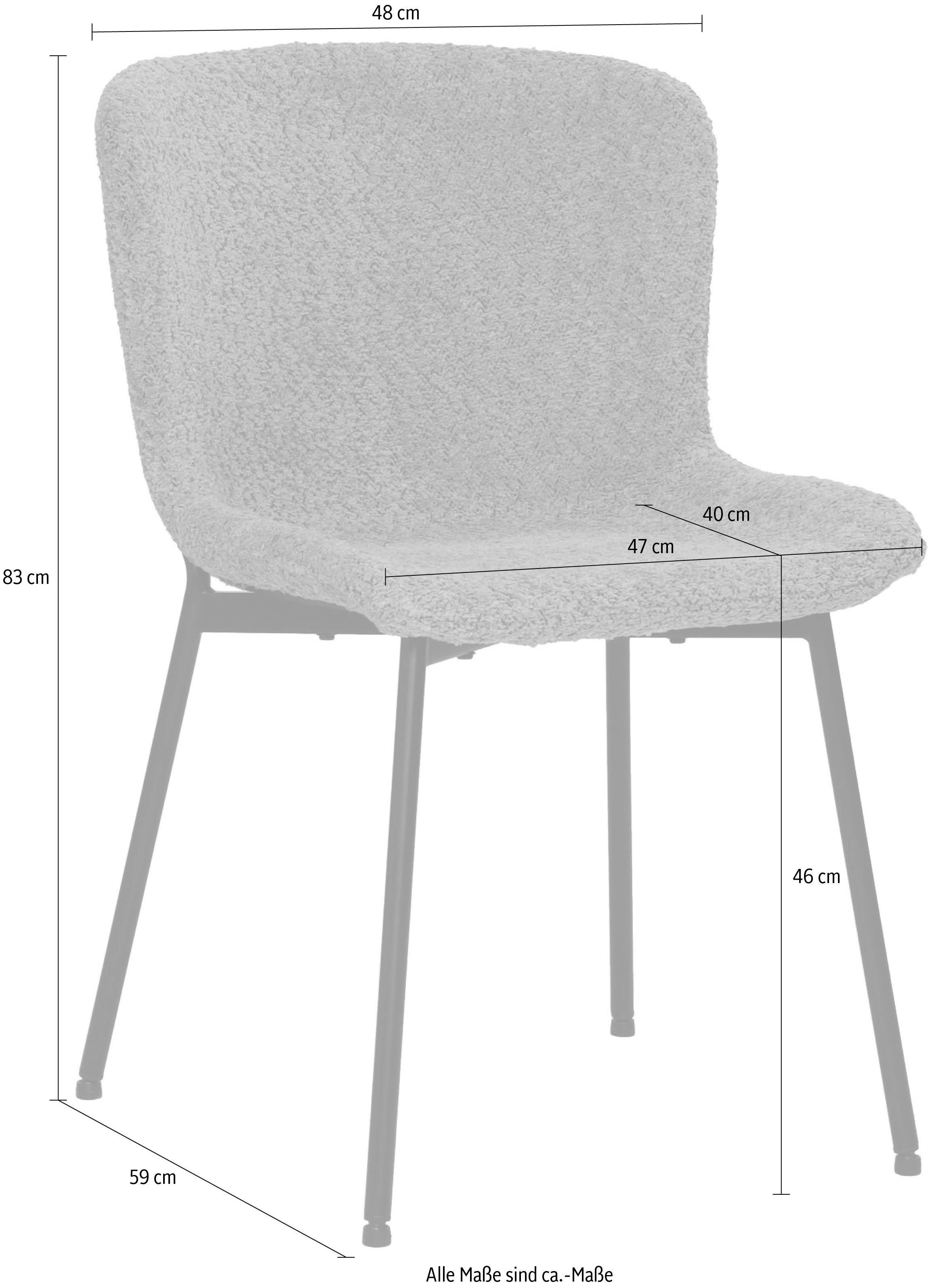 SIT Stoel met 4 poten Öko-Tex gecertificeerd (set, 2 stuks)