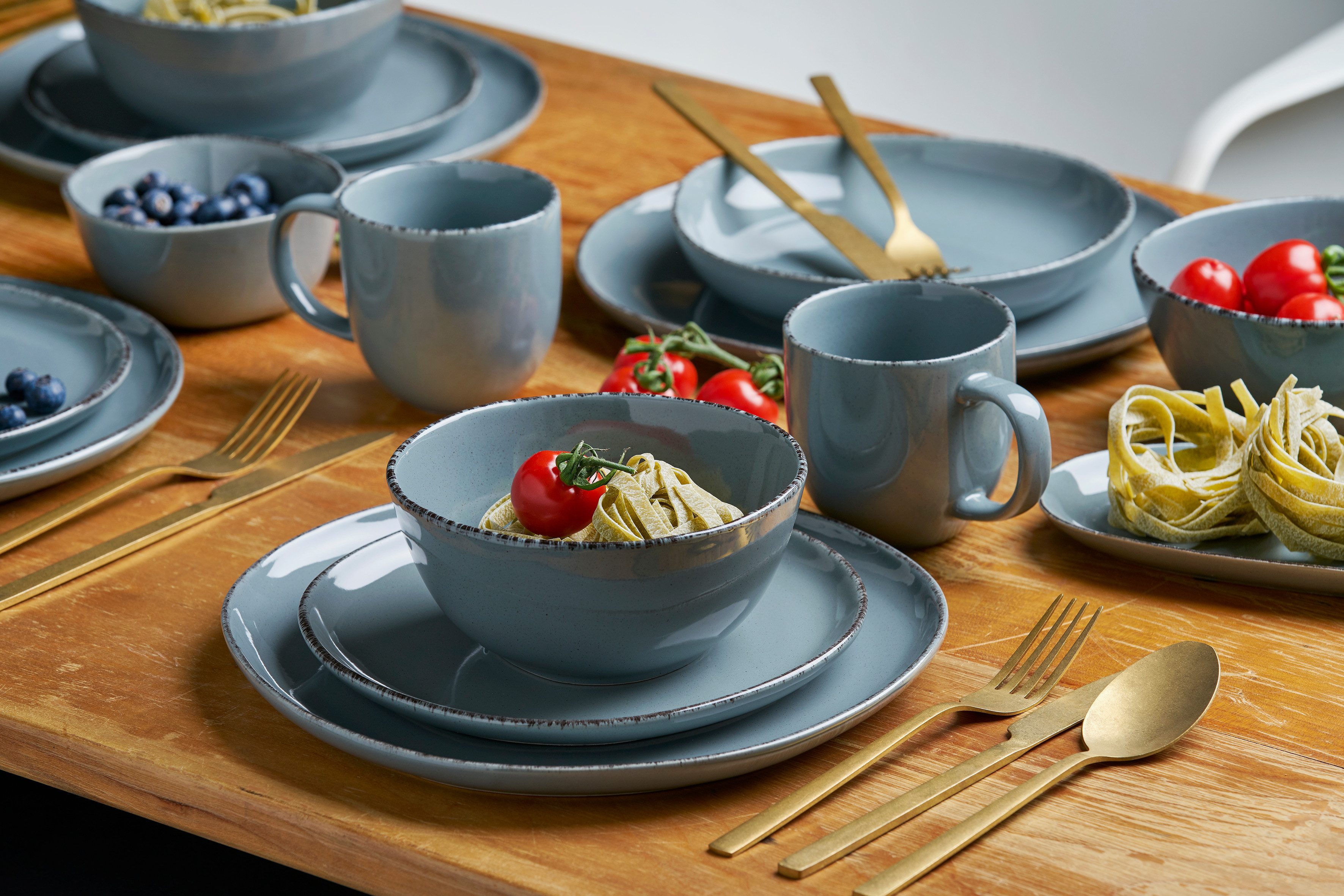 van Well Combi-servies Servies-set Urban, 16-delig (set, 16-delig)