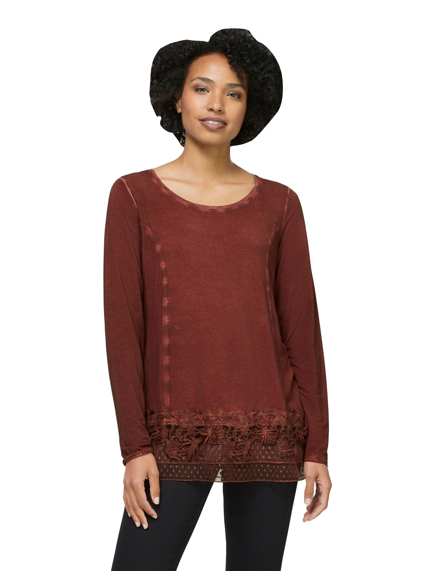 heine Shirt met ronde hals Shirt (1-delig)
