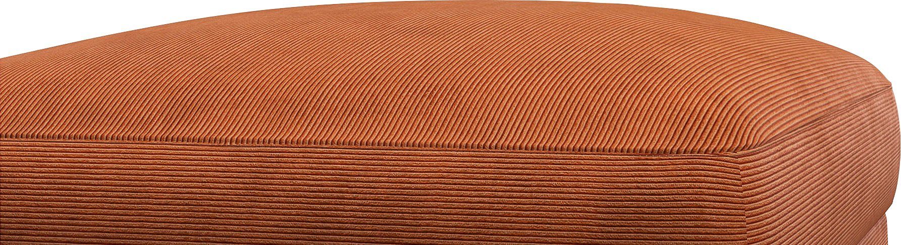 FLEXLUX Poef Belle gestoffeerde hocker, zithocker Scandinavisch design, in een sublieme verwerking