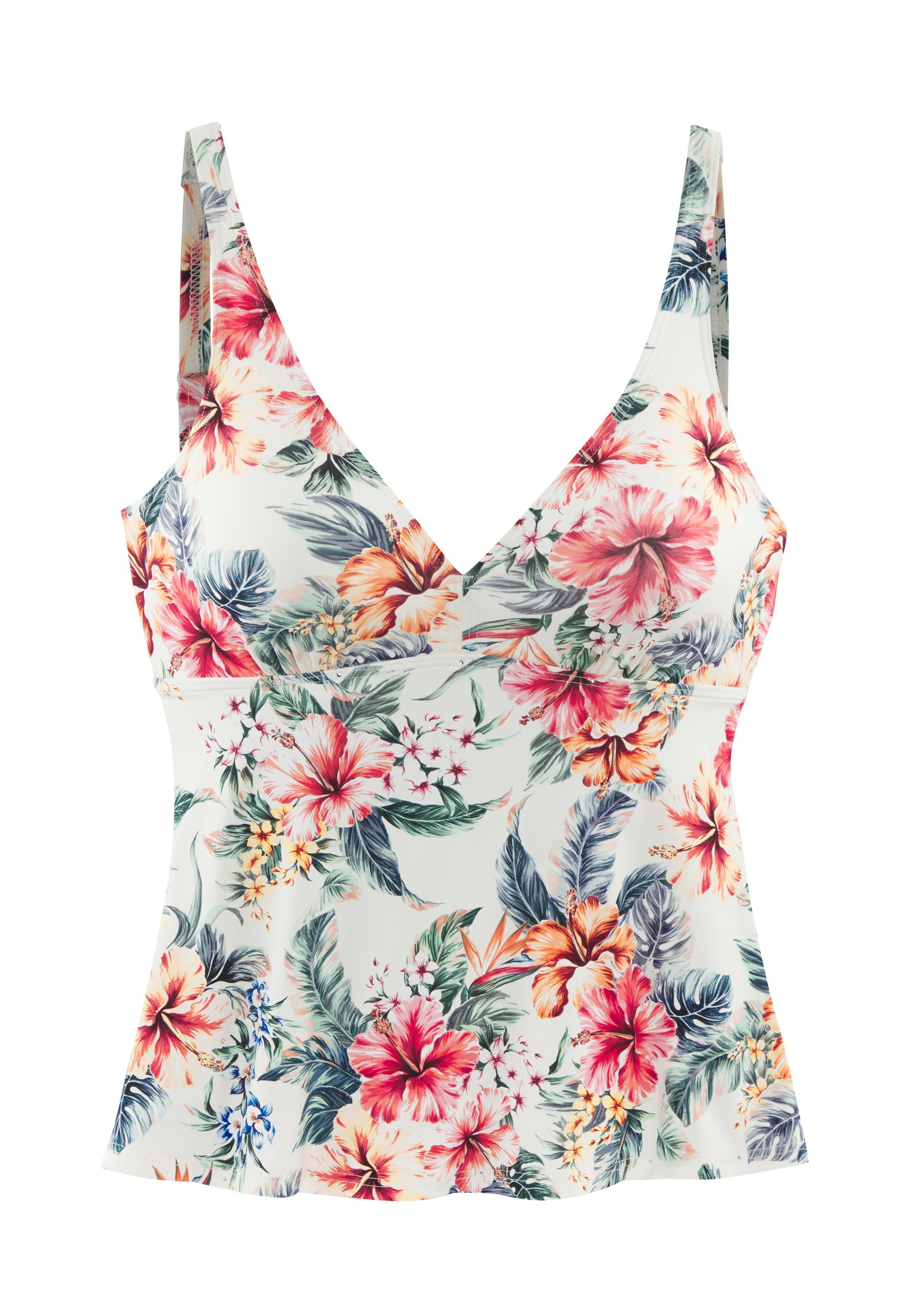 Lascana Beugeltankinitop Salsa met mooie bloemenprint