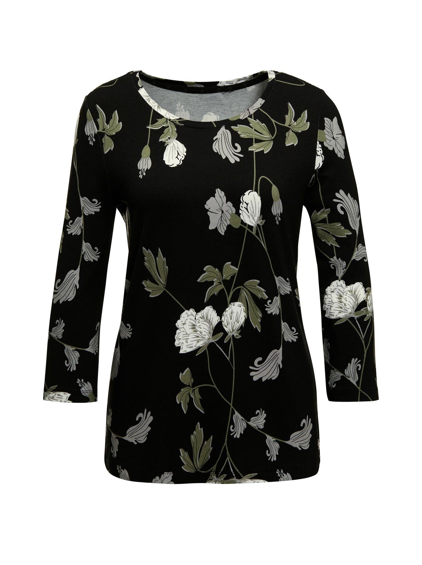 CREATION L PREMIUM Shirt met print Viscose-zijden shirt (1-delig)