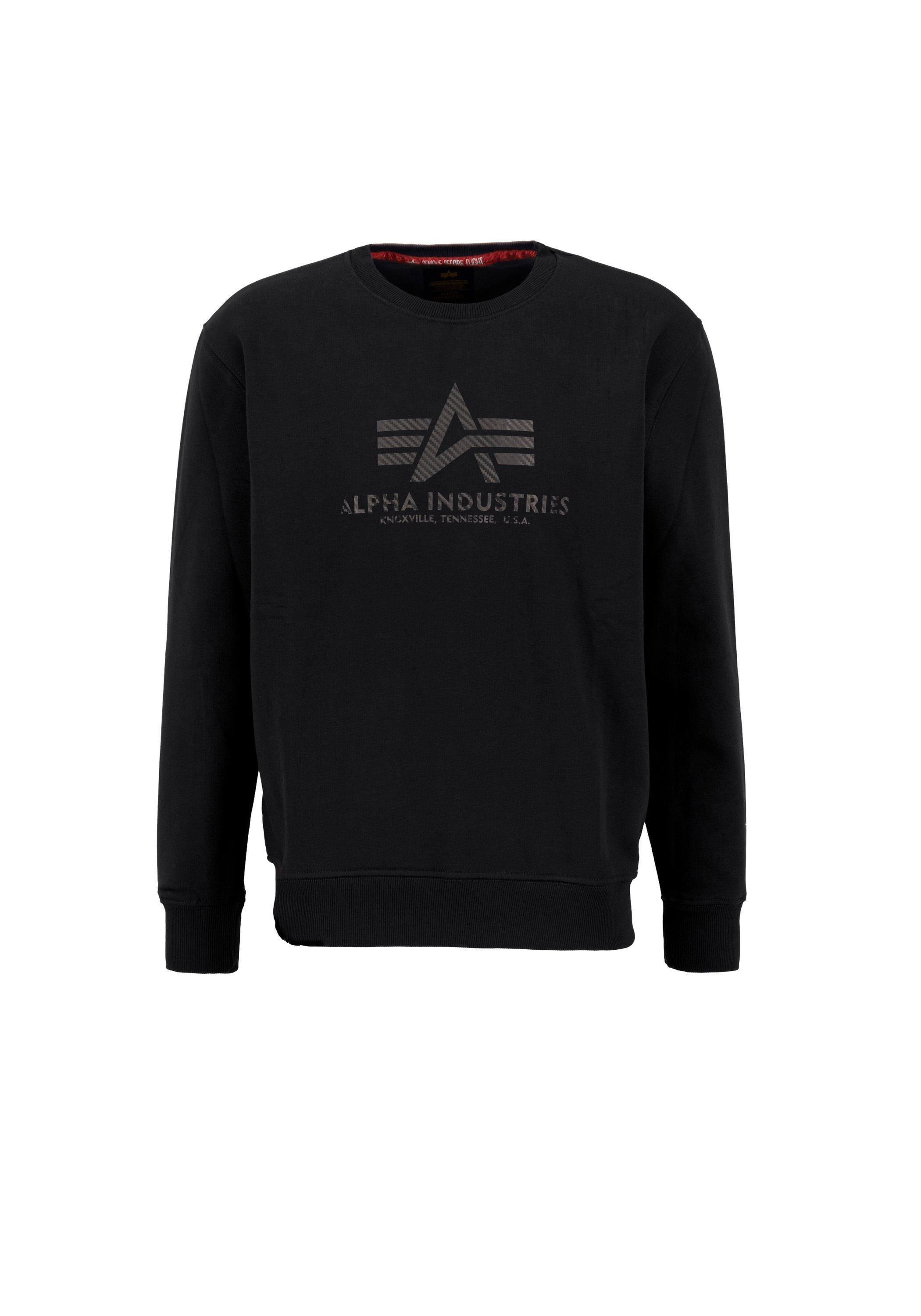 NU 20% KORTING: Alpha Industries Sweater ALPHA INDUSTRIES Men Sweatshirts Basic Sweater Carbon