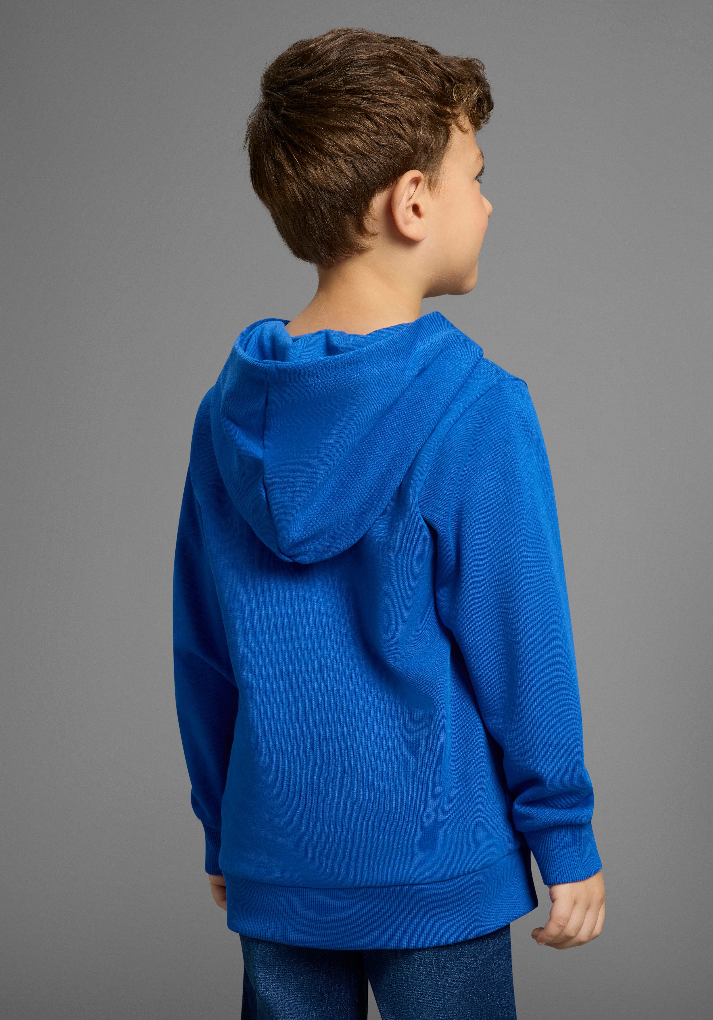 KIDSWORLD Hoodie BEST JOB EVER! Hooded sweatshirt met tractor-print