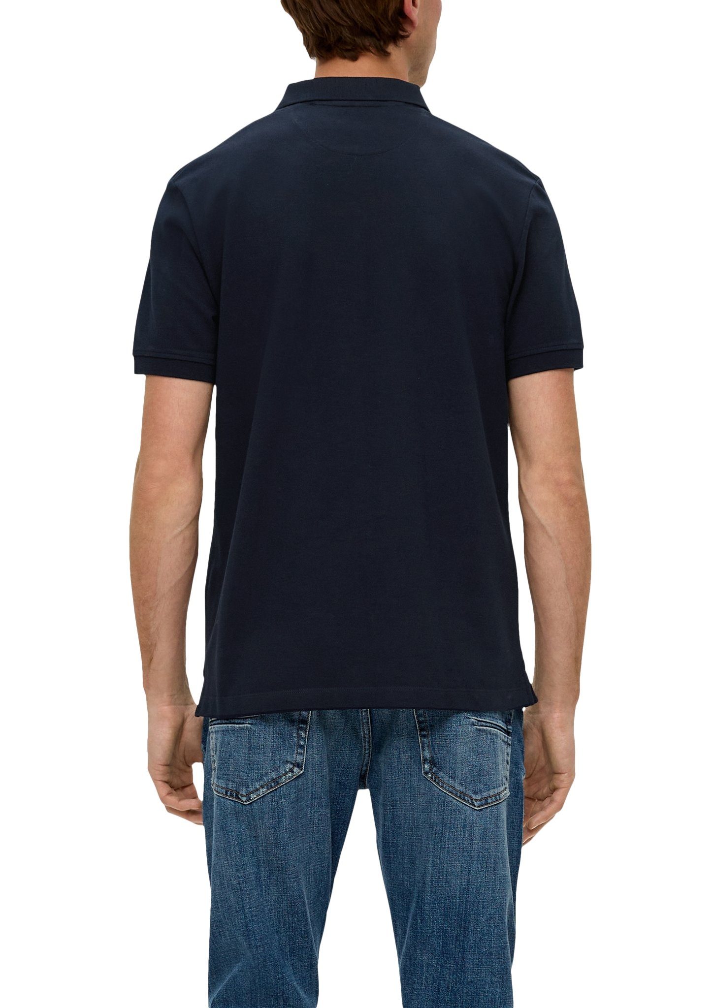 s.Oliver Poloshirt met geborduurd logo