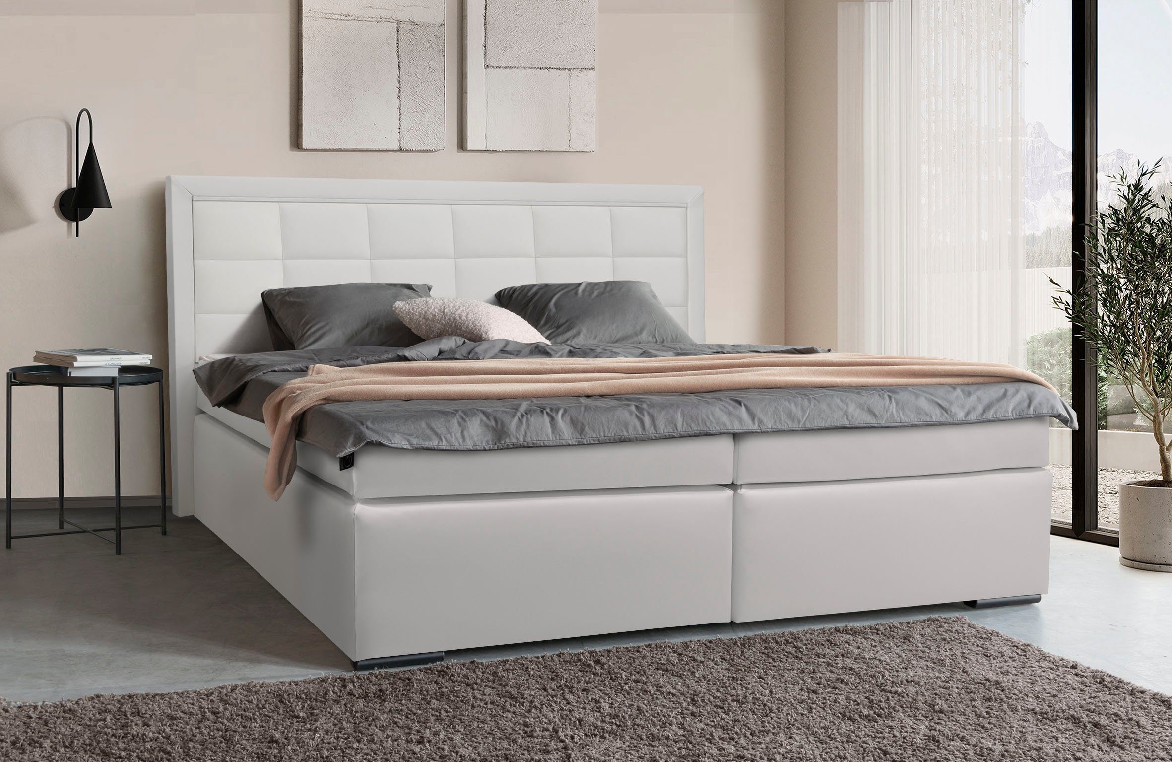 COLLECTION AB Boxspring 30 jaar jubileummodel Athena in h2,h3 & h4, incl. led-lijst