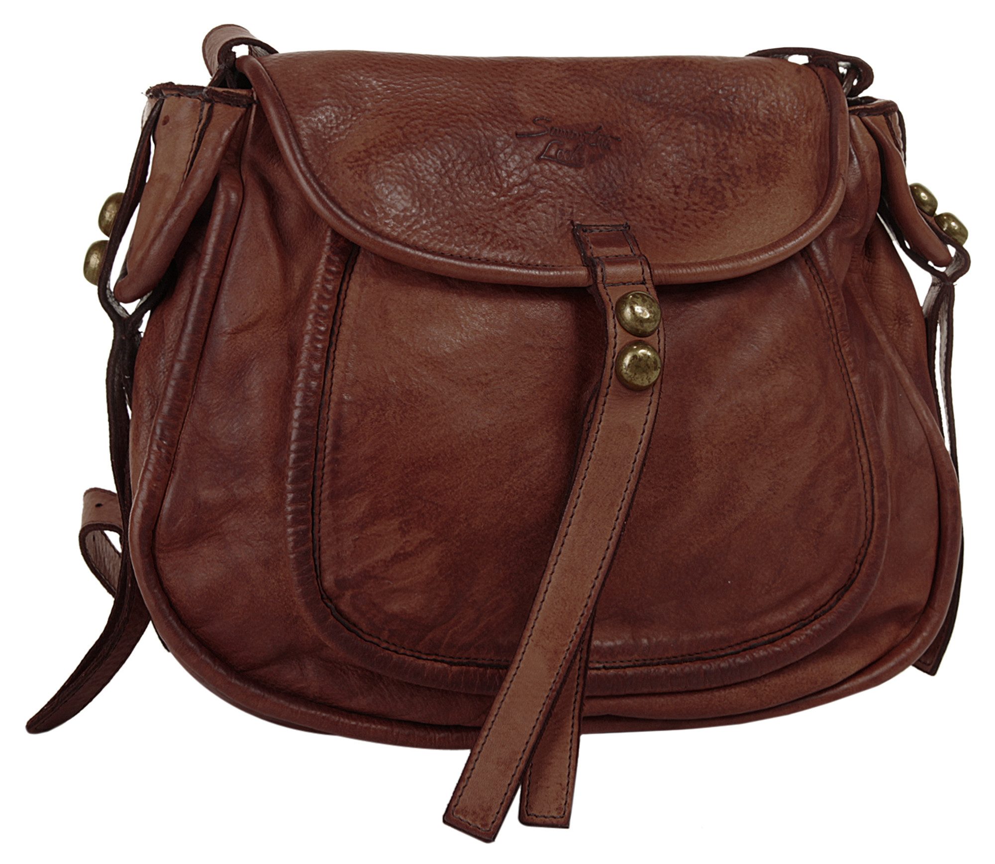 Samantha Look Schoudertas echt leer, made in italy