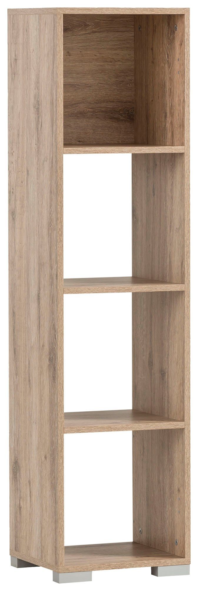 Schildmeyer Stellingkast Baku Boekenkast, 36 x 142 cm, praktische open vakken, Made in Germany rekken bruin