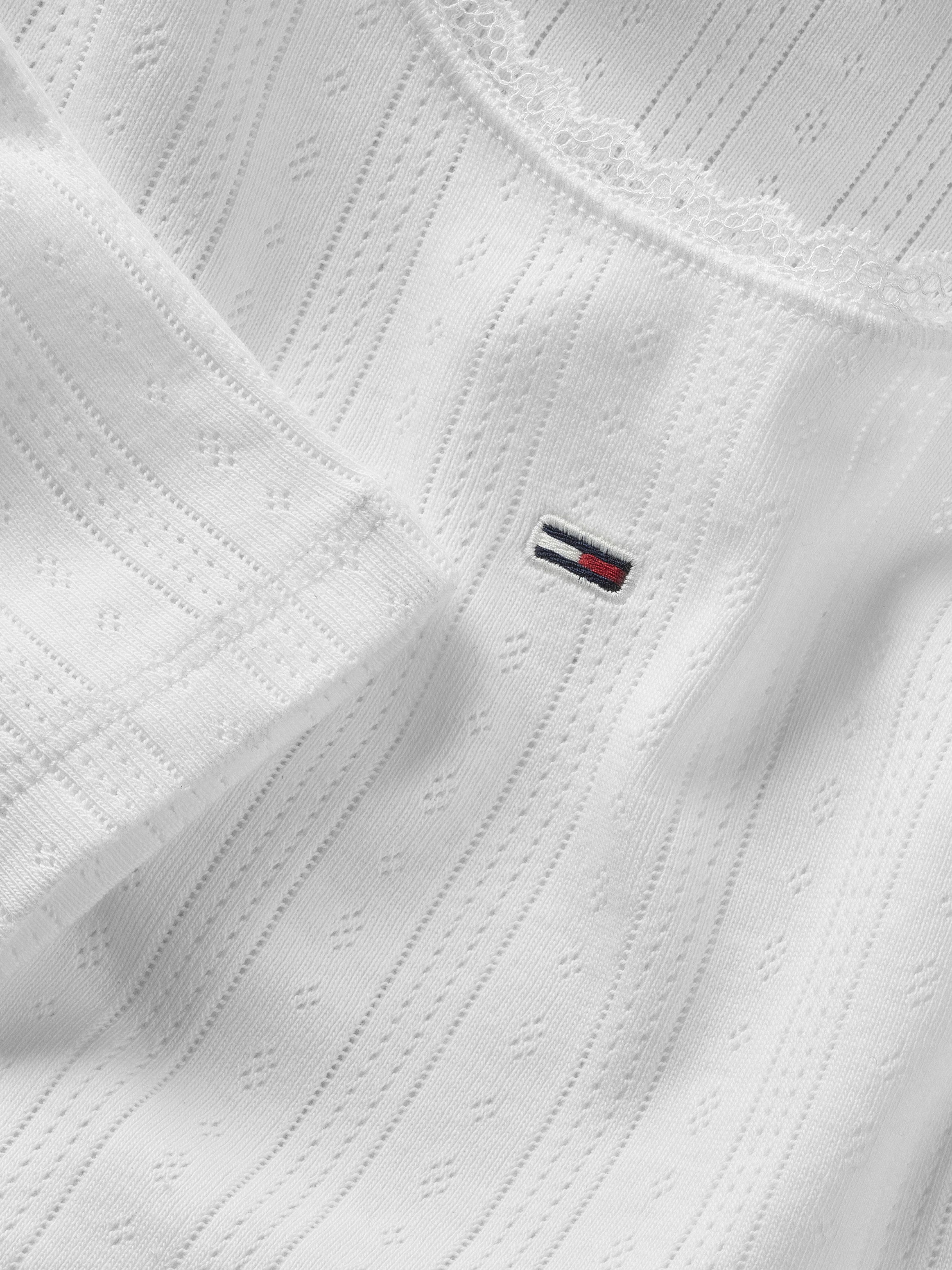 TOMMY JEANS Shirt met lange mouwen met perforatiemotief