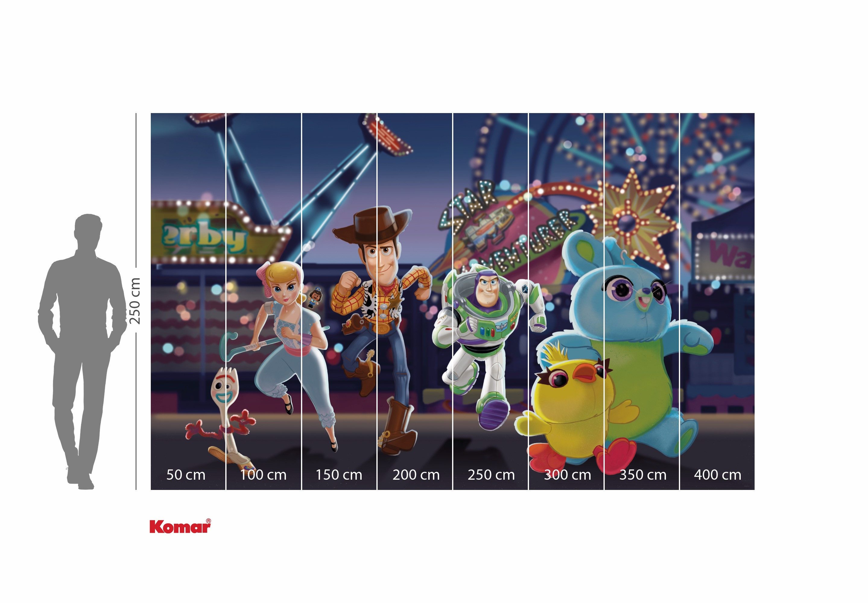 Komar Kinderbehang Disney and Pixar Toy Story Team (1 stuk)