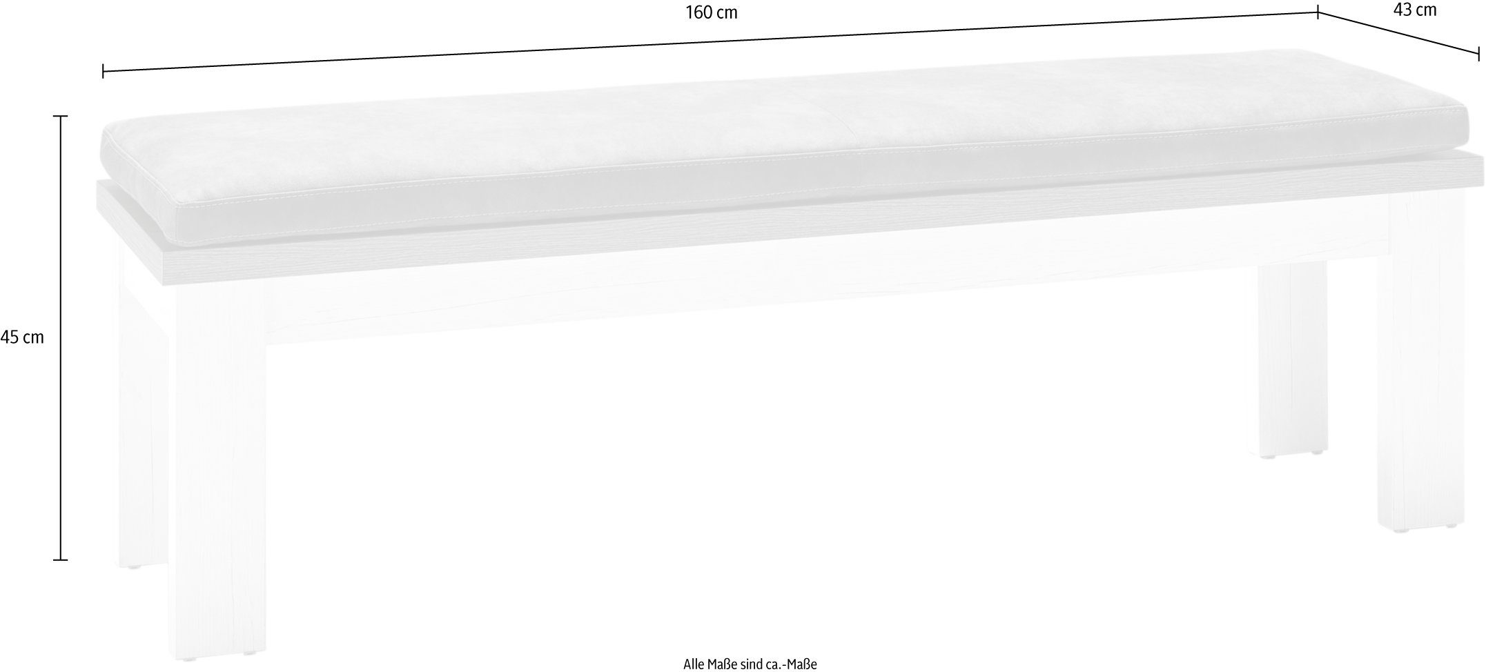 set one by Musterring Zitbank York Type 61, in 3 kleurvarianten, Landhuisstijl, Breedte 160 cm