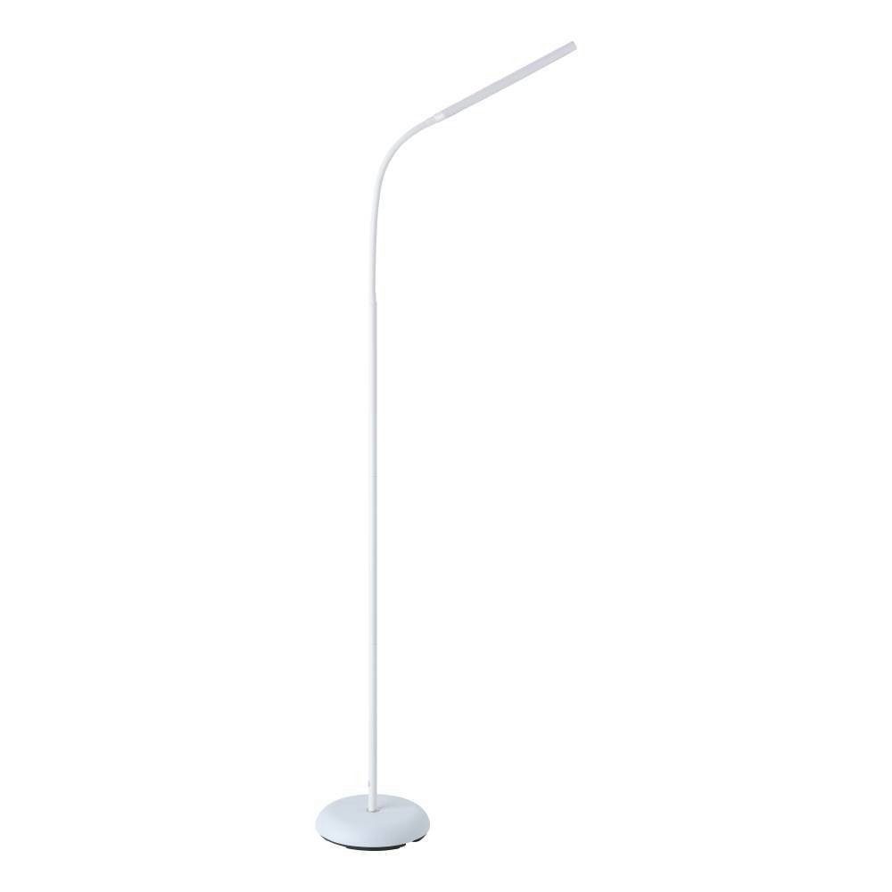 EGLO Staande lamp LAROA LED vloerlamp, zwart, touchsensor, 4-staps dimmen, modern Staande lamp, touch, dimbaar, staande lamp, staande lamp, led-bureaulamp