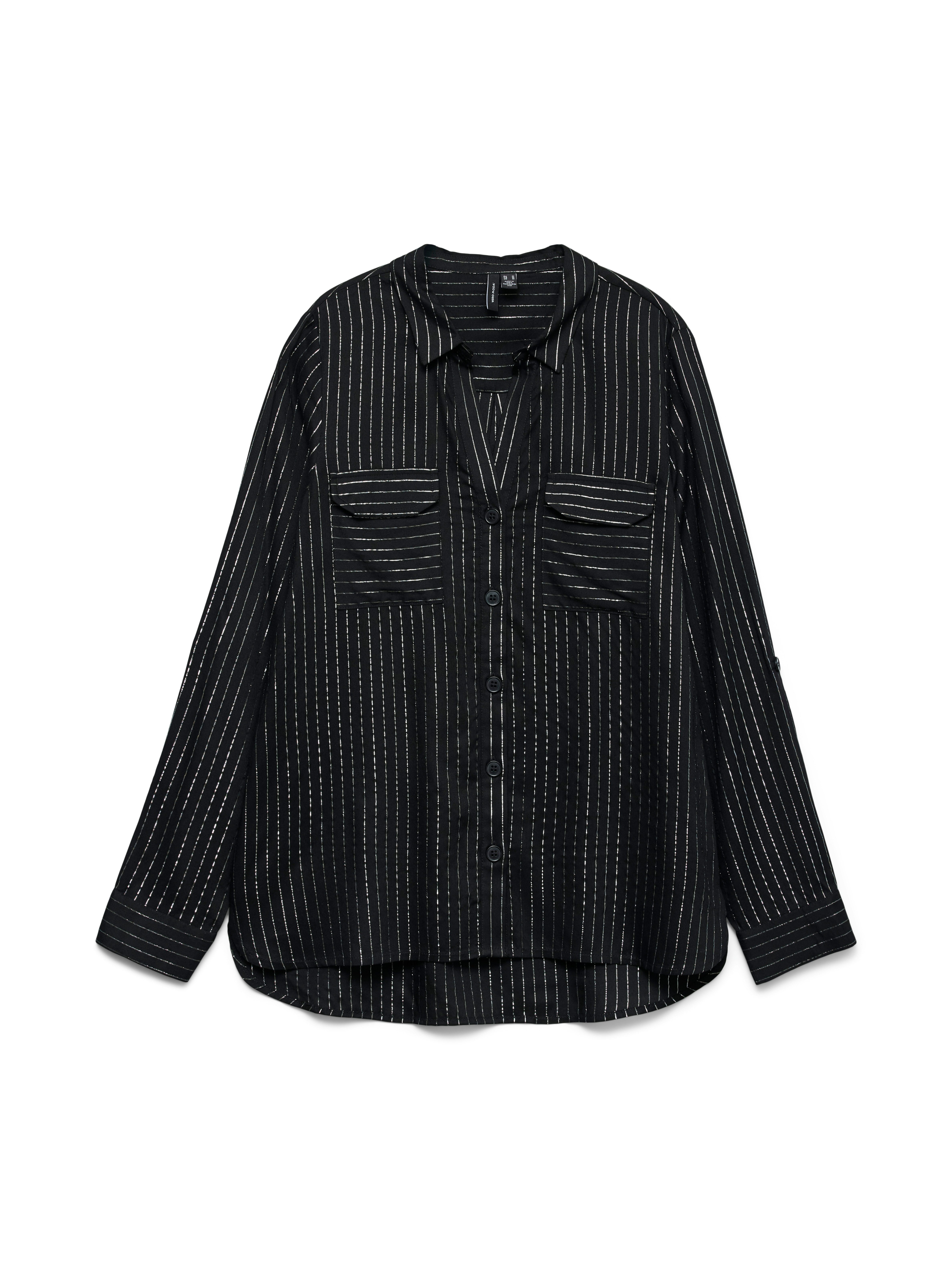 Vero Moda Overhemdblouse VMBUMPY LS GLITTER SHIRT WVN GA NOOS