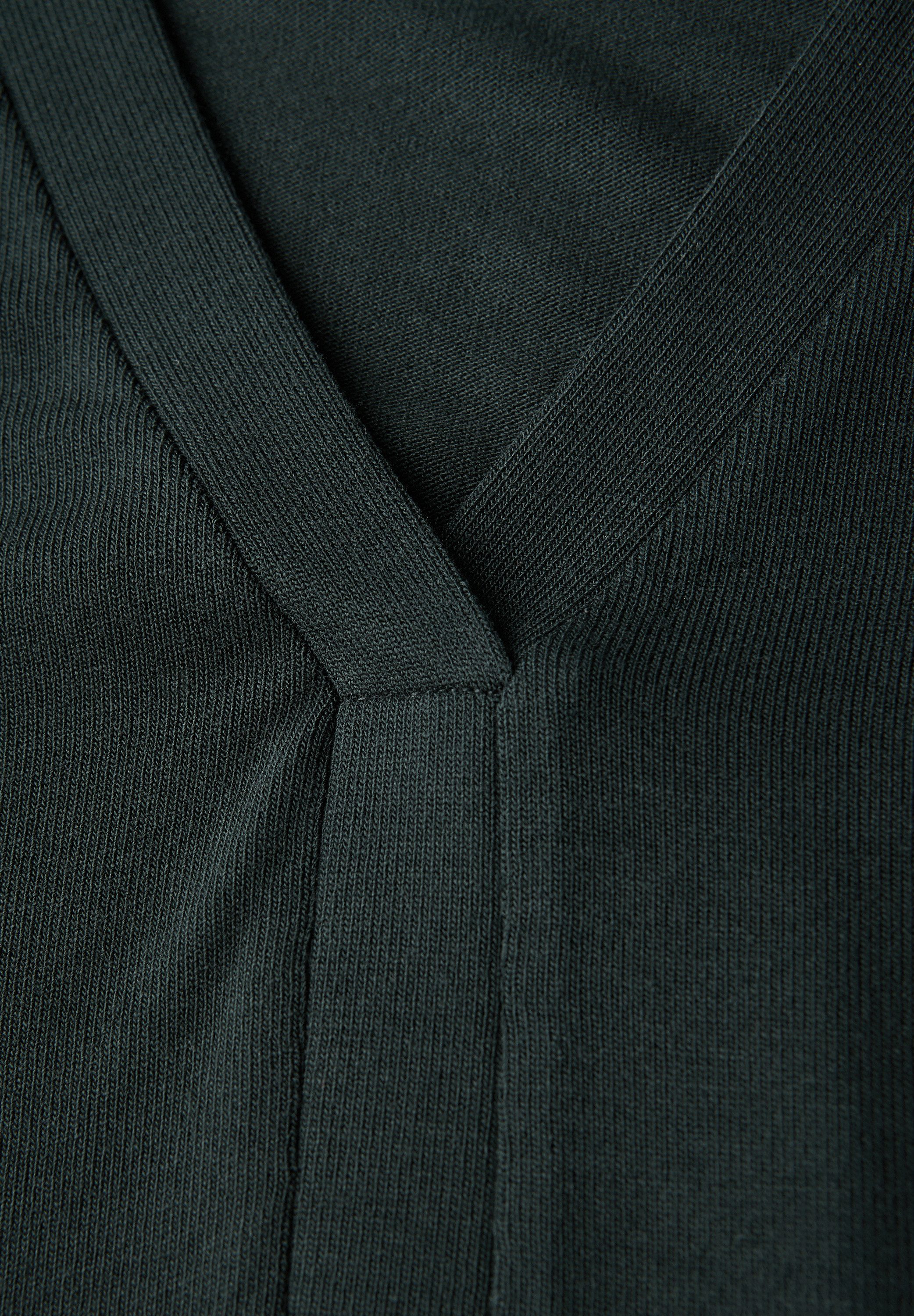 STREET ONE Shirt met lange mouwen met v-hals