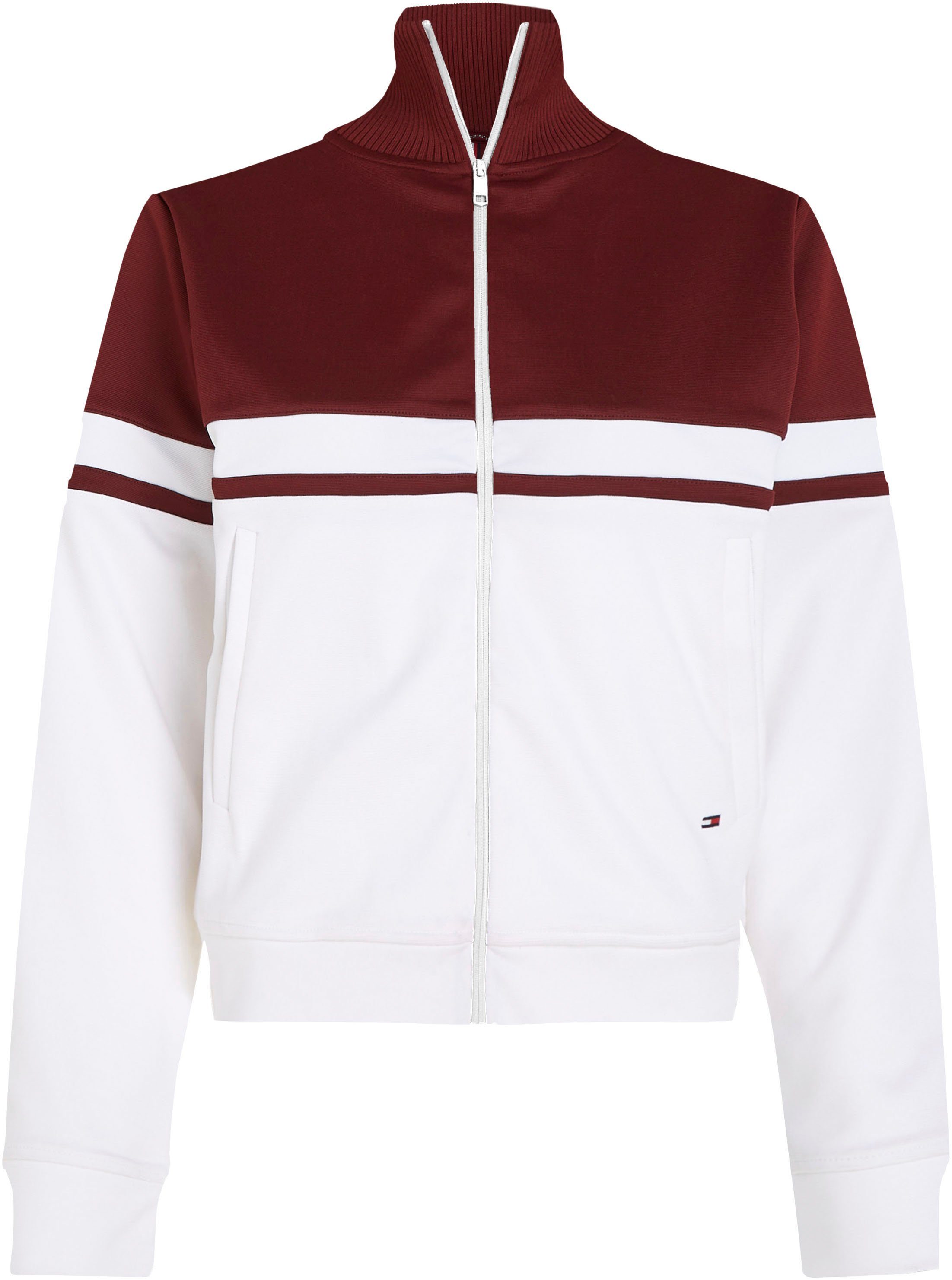 Tommy Hilfiger Sweatvest BLOCKED STRIPE REG ZIPTHRU HWK