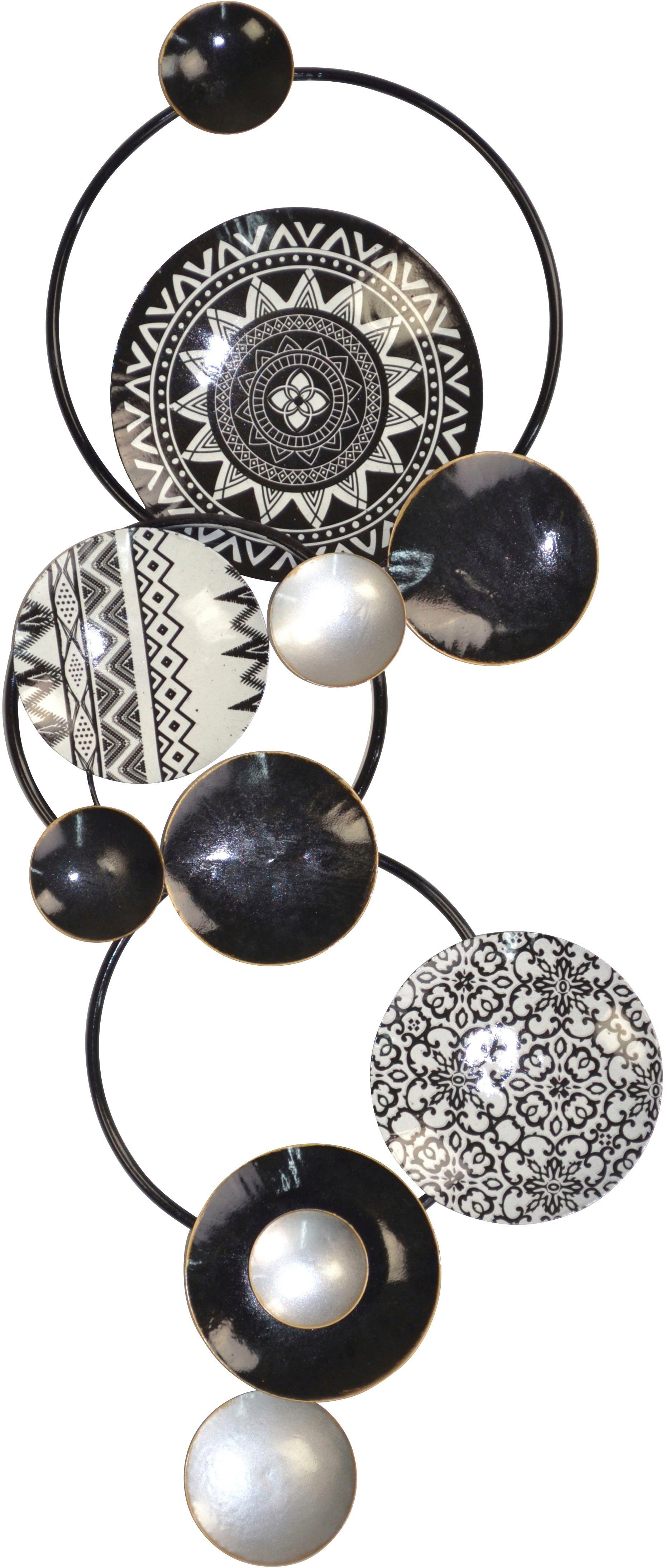 HOFMANN LIVING AND MORE Sierobject voor aan de wand Wanddecoratie (1 stuk) sierobjecten zwart