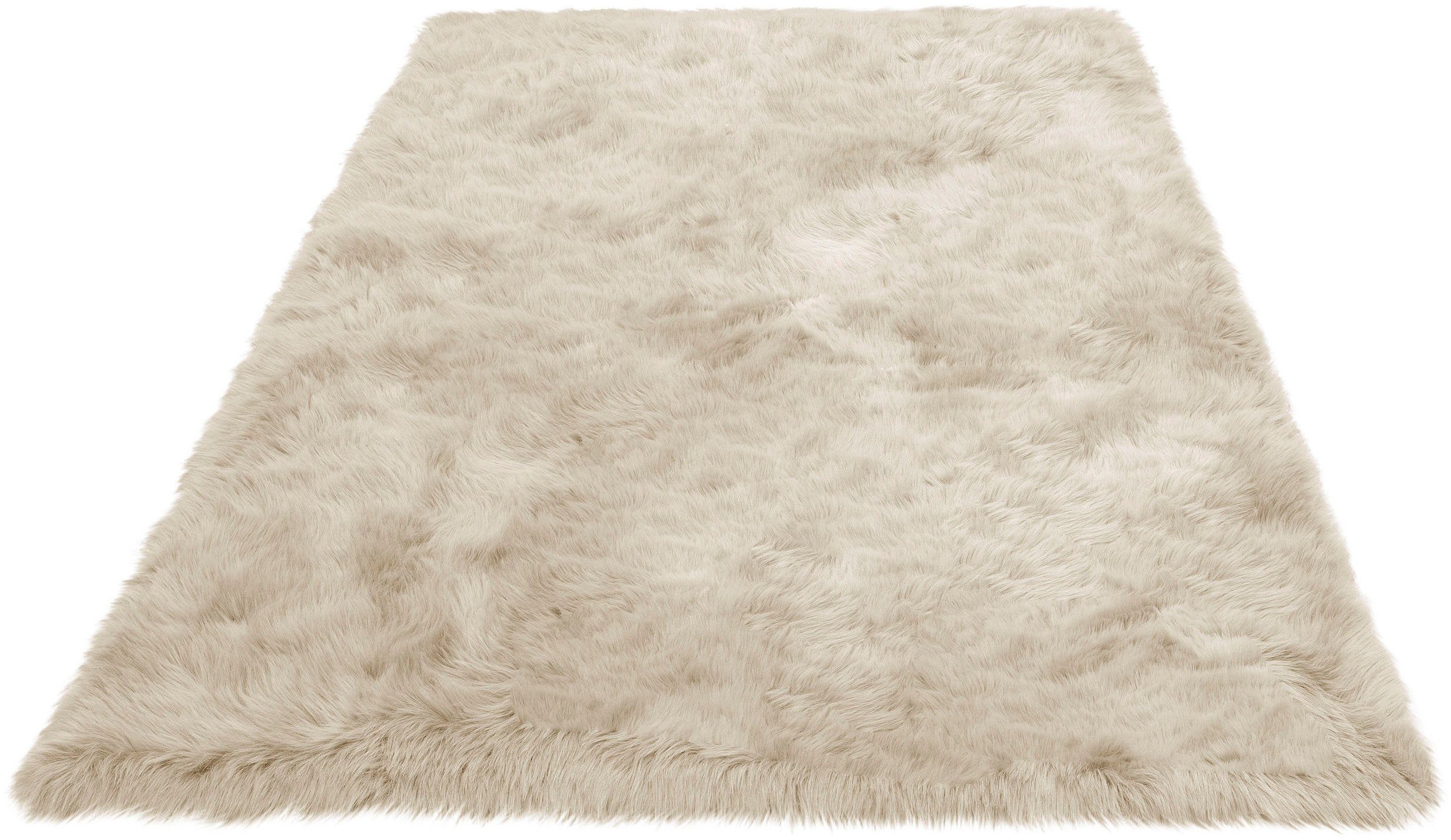 my home Hoogpolig vloerkleed Valeria schapenvacht tapijt knuffelig Imitatiebont, zachte vloerkleden, woonkamer, slaapkamer, eetkamer