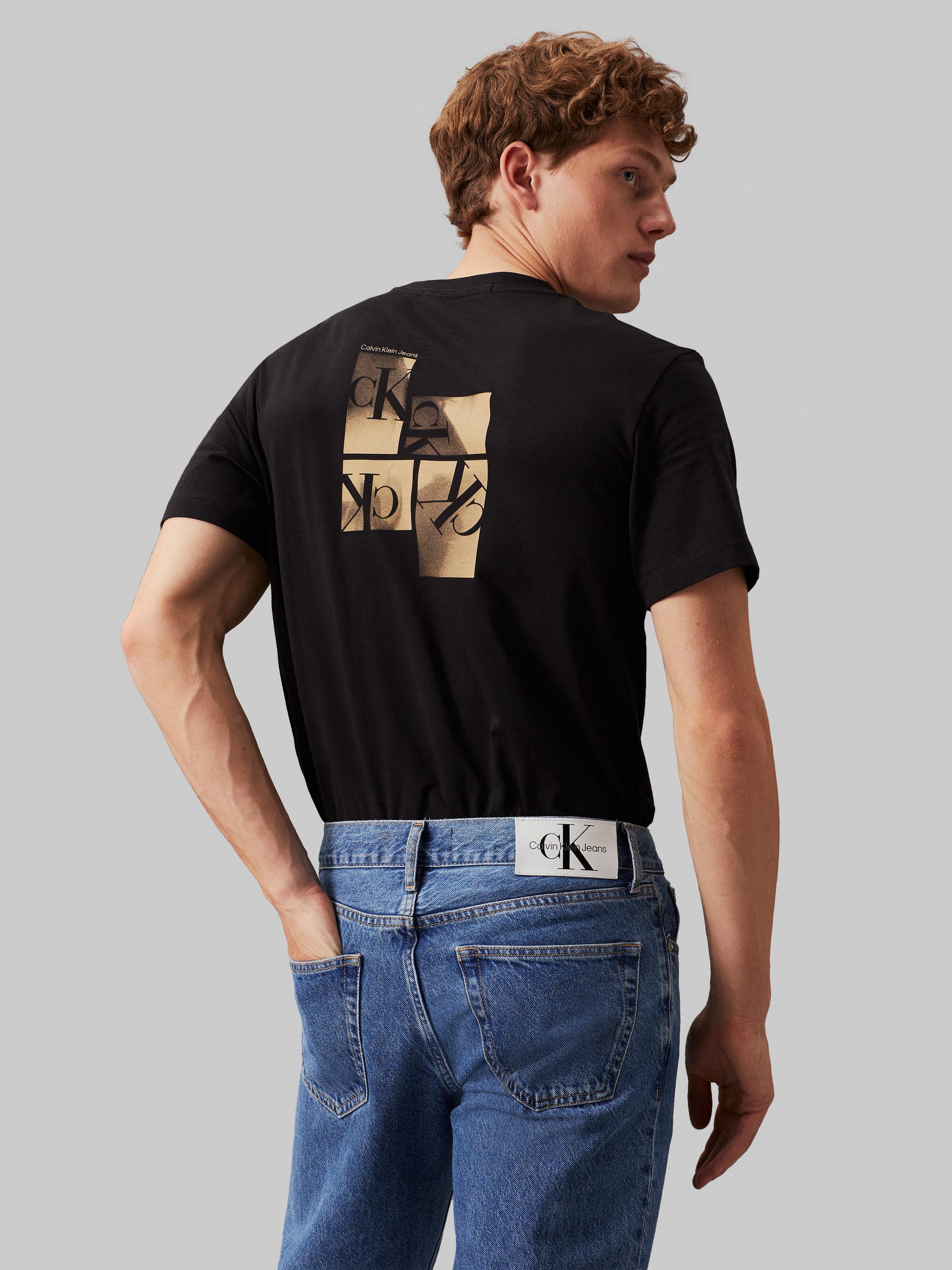 Calvin Klein T-shirt CK MULTIBOX TEE met logo achterkantprint