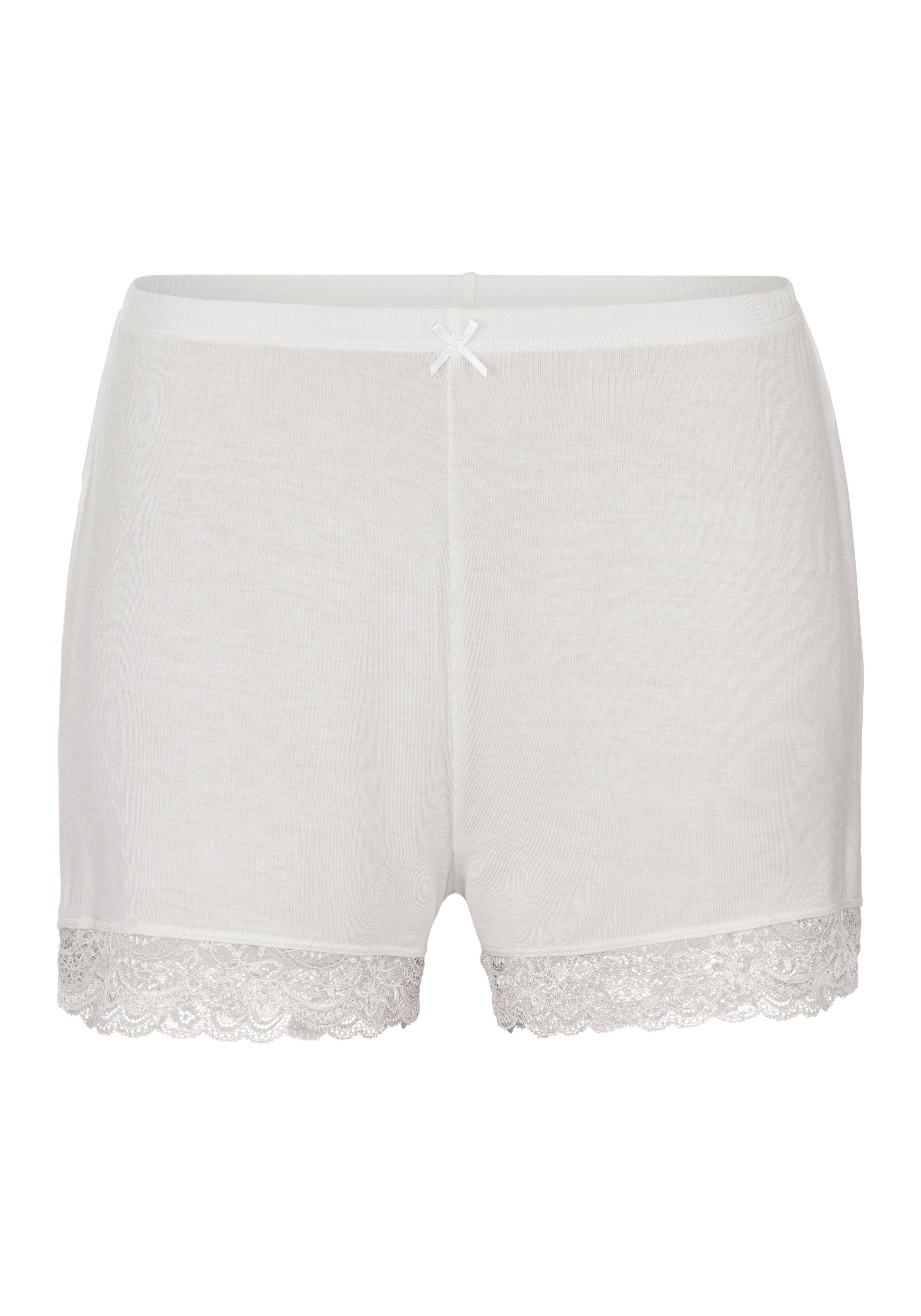 Lascana Shortama met mooie kantdetails (set, 2-delig)