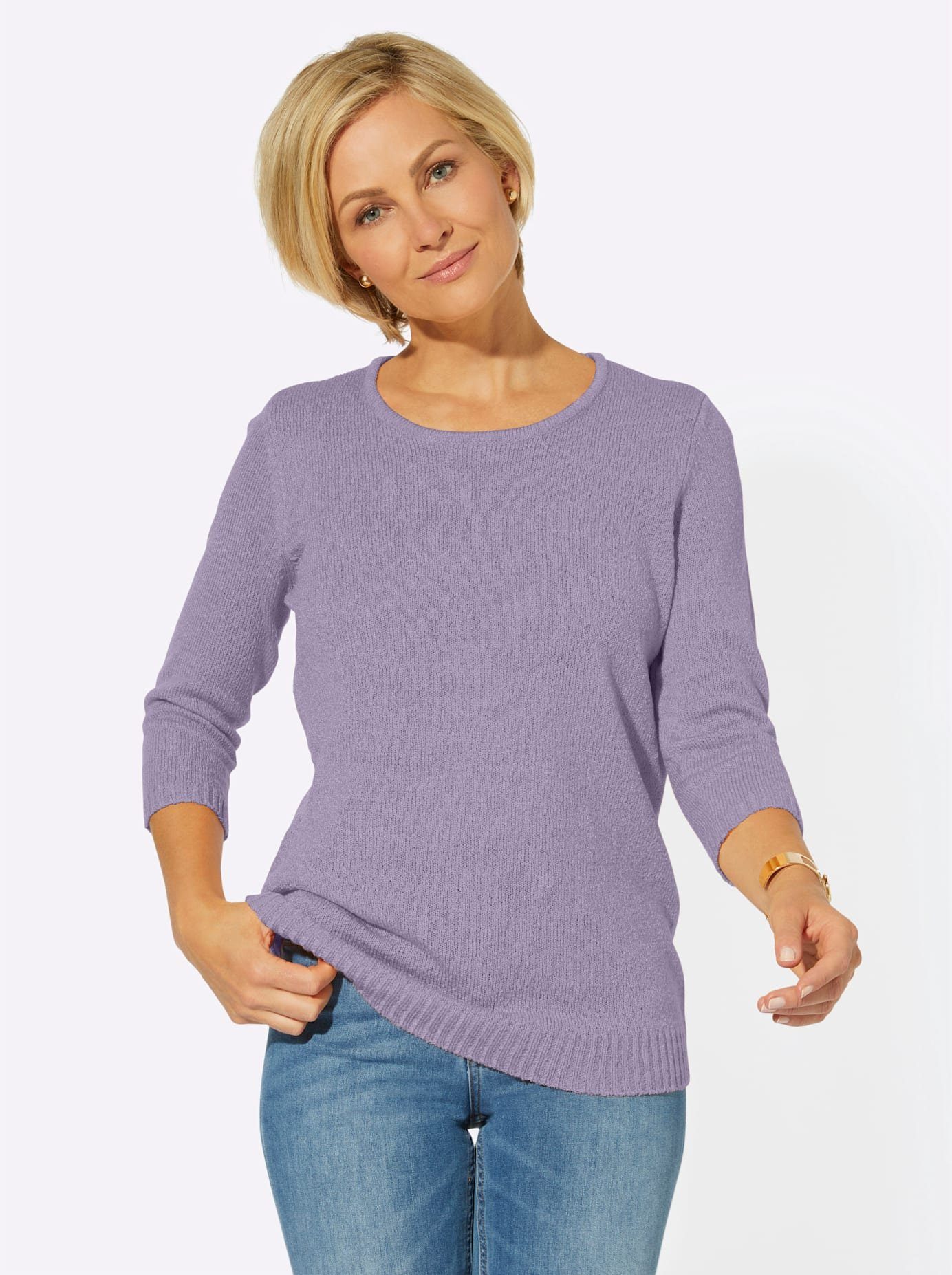 Classic Basics Trui met 3/4-mouwen Trui