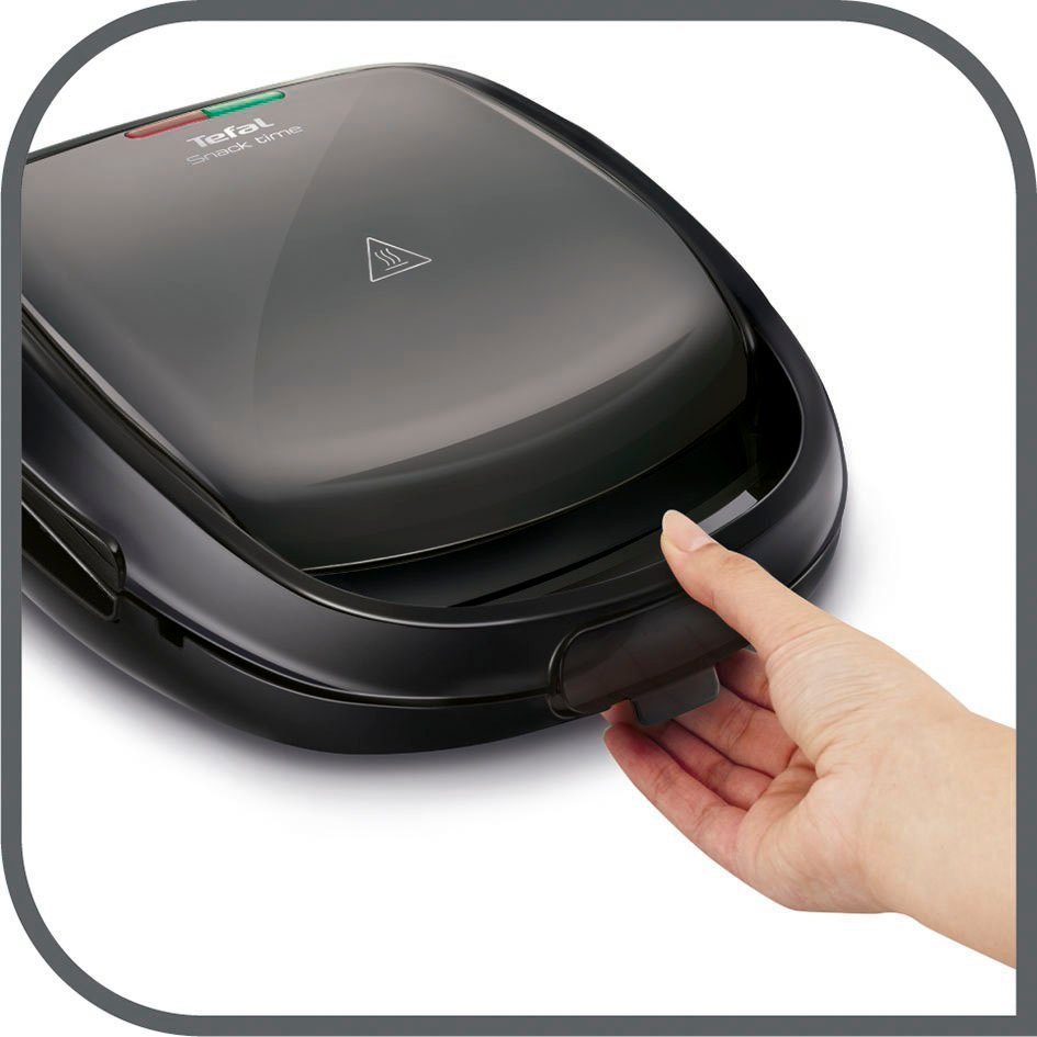 Tefal 2-in-1-sandwichmaker SW341B 2 uitneembare, antiaanbak gecoate bakplatensets inclusief