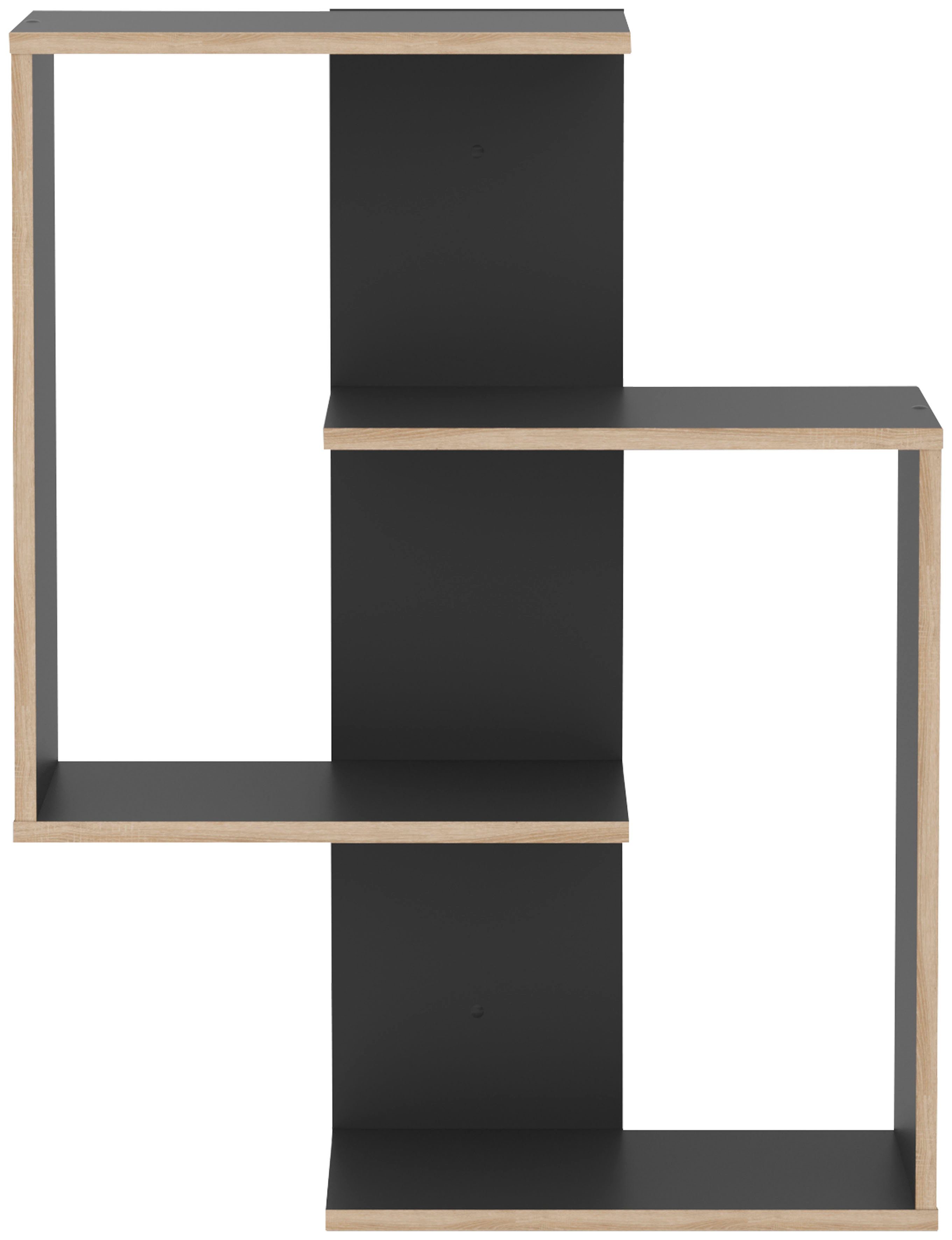 FMD Wandplank Elias wandplanken & -rekken zwart