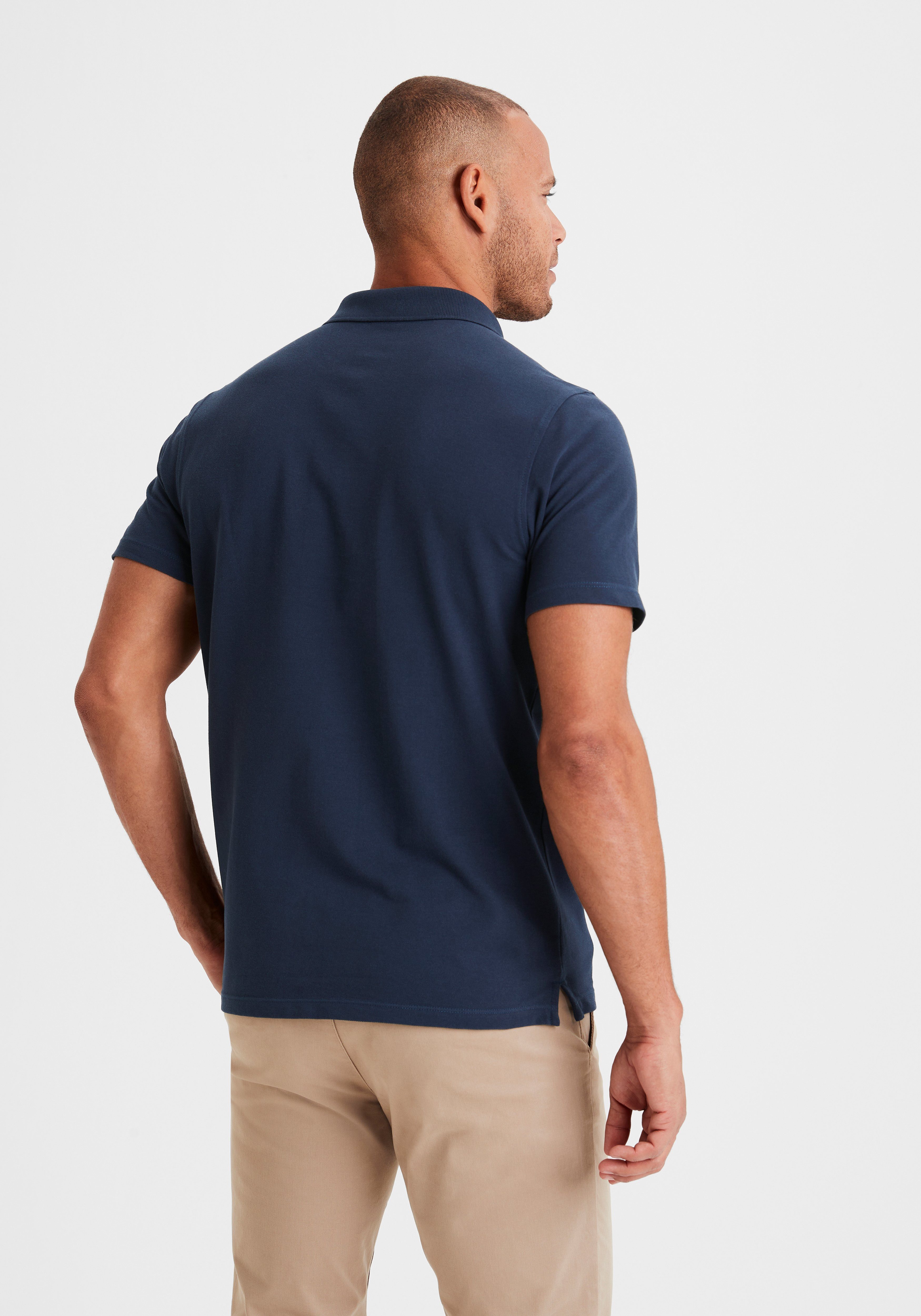 Beachtime Poloshirt Korte mouw, shirt met polokraag, katoen piqué