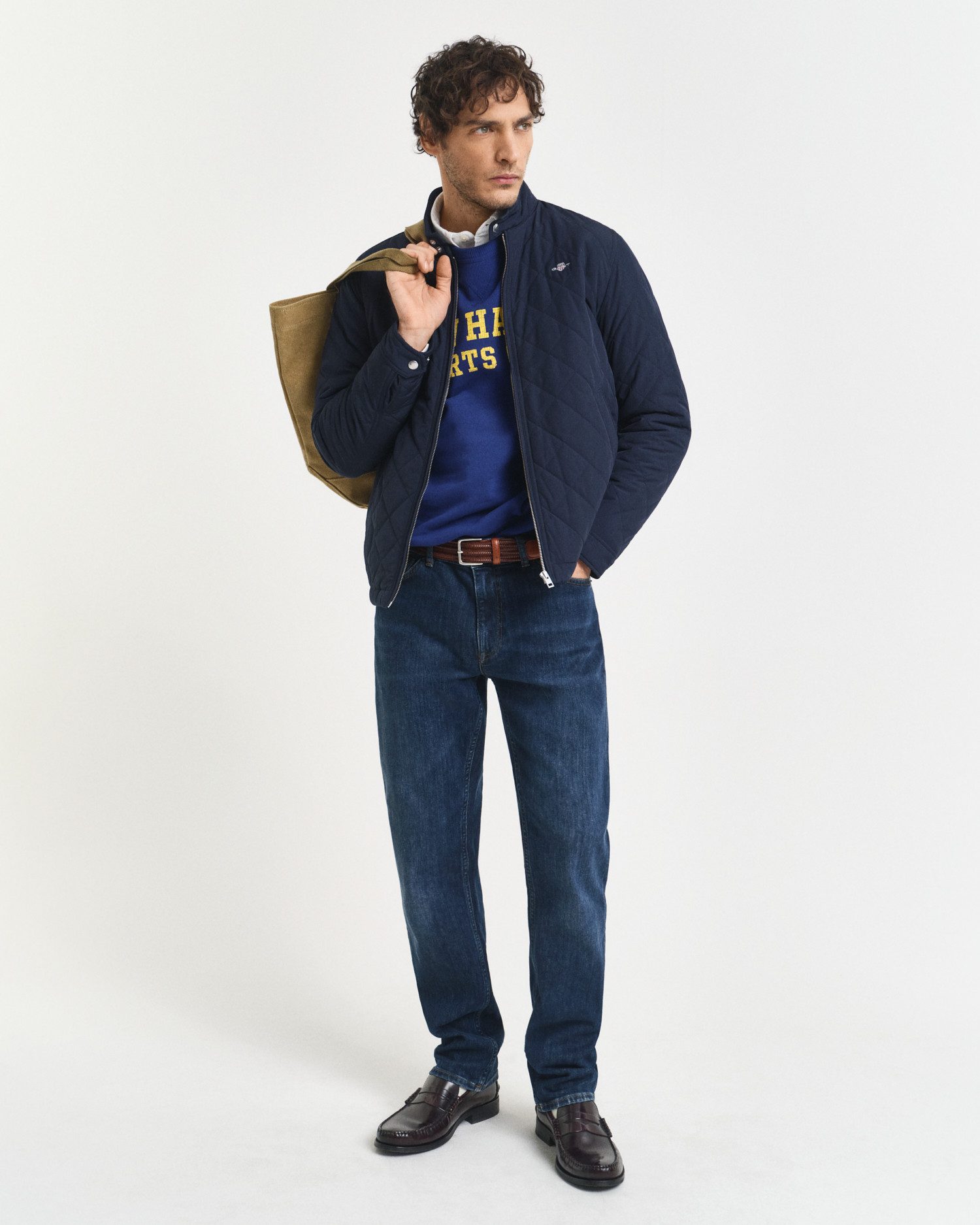 Gant Gewatteerde jas QUILTED WINDCHEATER