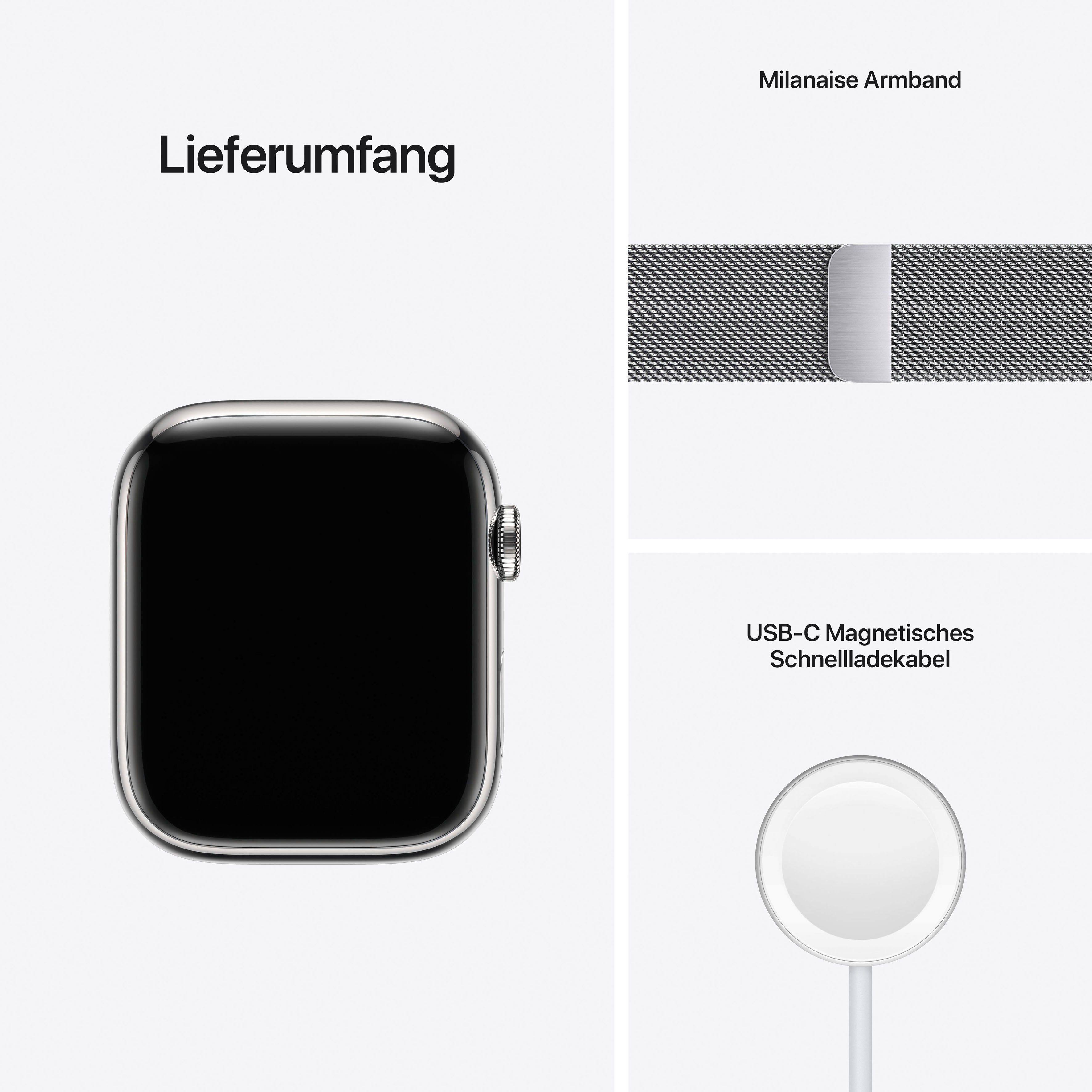 Apple Smartwatch Watch Series 7 GPS + Cellular, 45 mm