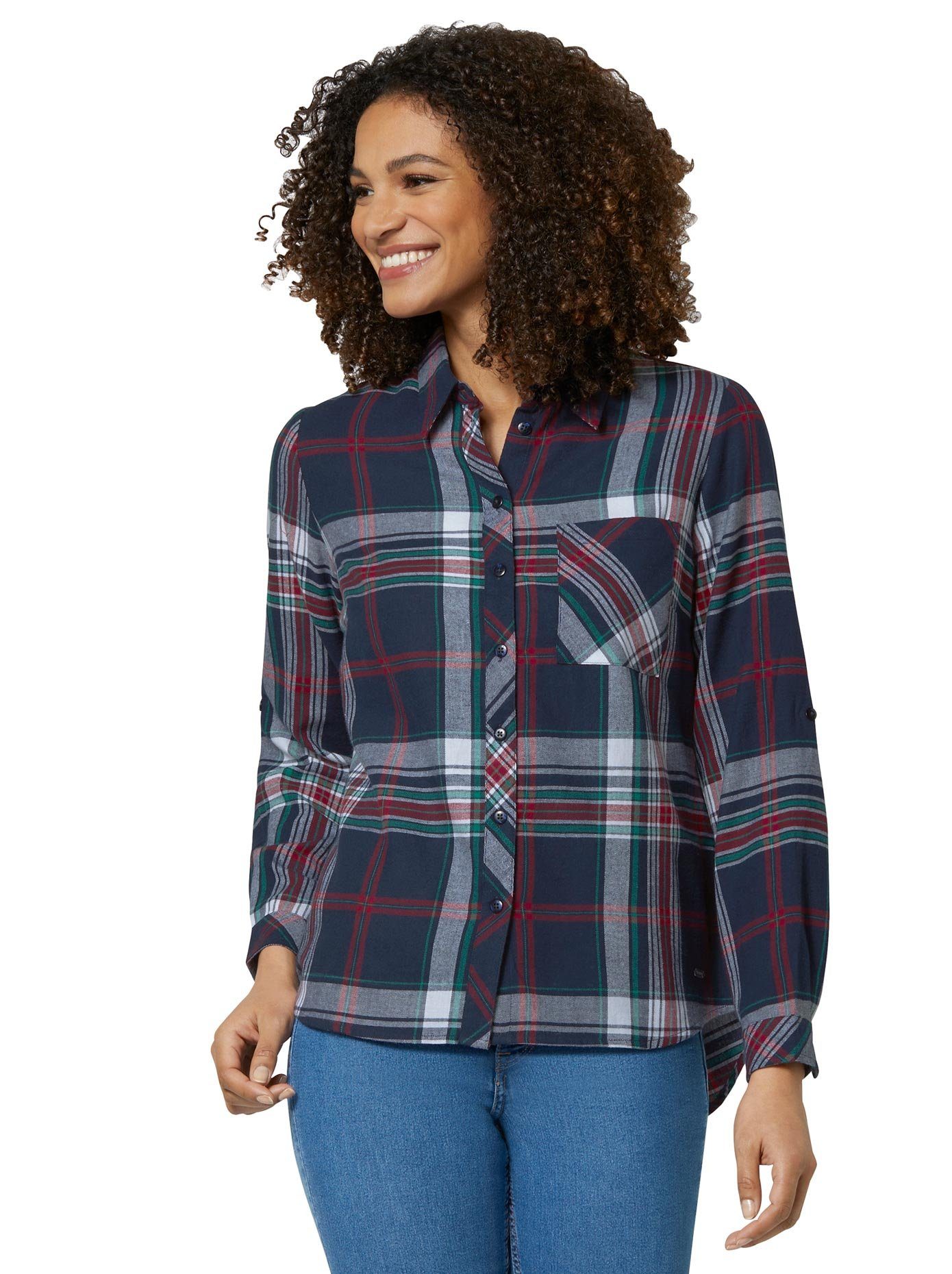 Casual Looks Flanellen blouse
