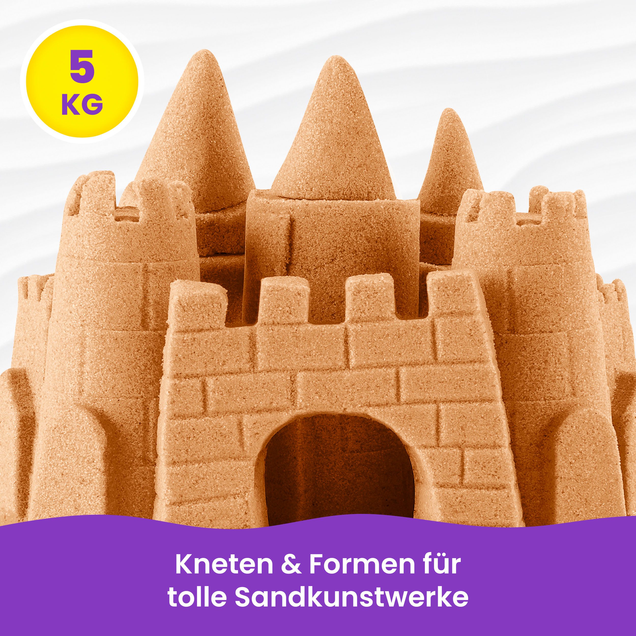 Spin Master Knutselset Kinetic Sand - Bruin 5 kg