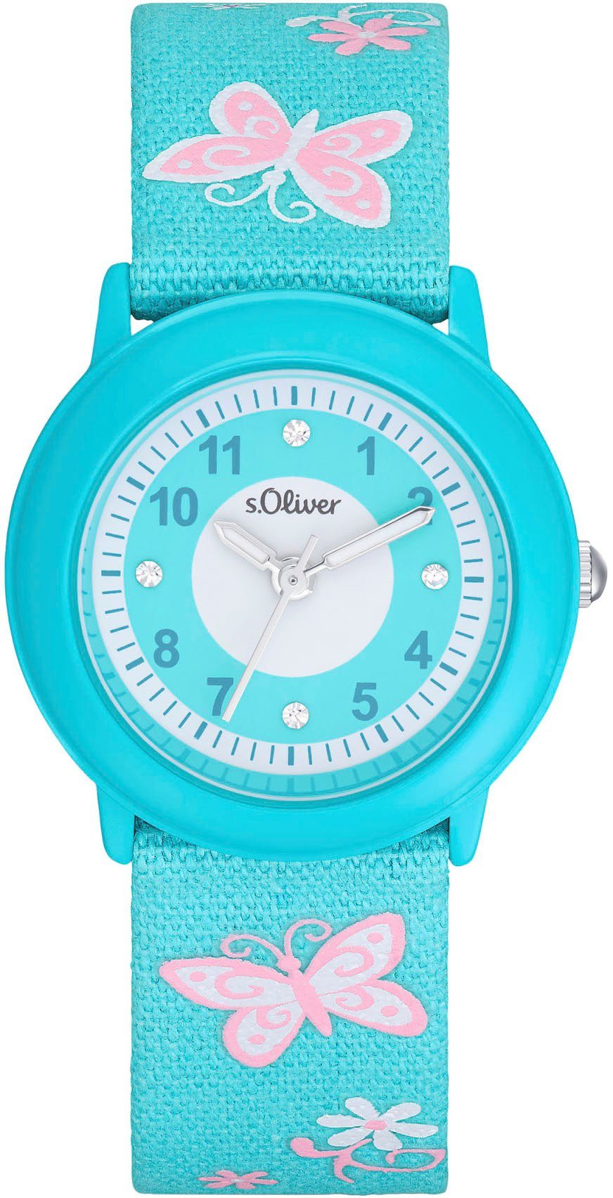 s.Oliver Kwartshorloge 2036749 Horloge, kinderhorloge, meisjes, cadeau-idee, schoolbegin,...