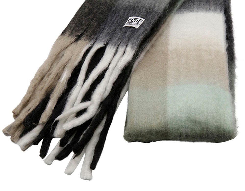chillouts XXL-sjaal Gero Scarf met dikke franjes