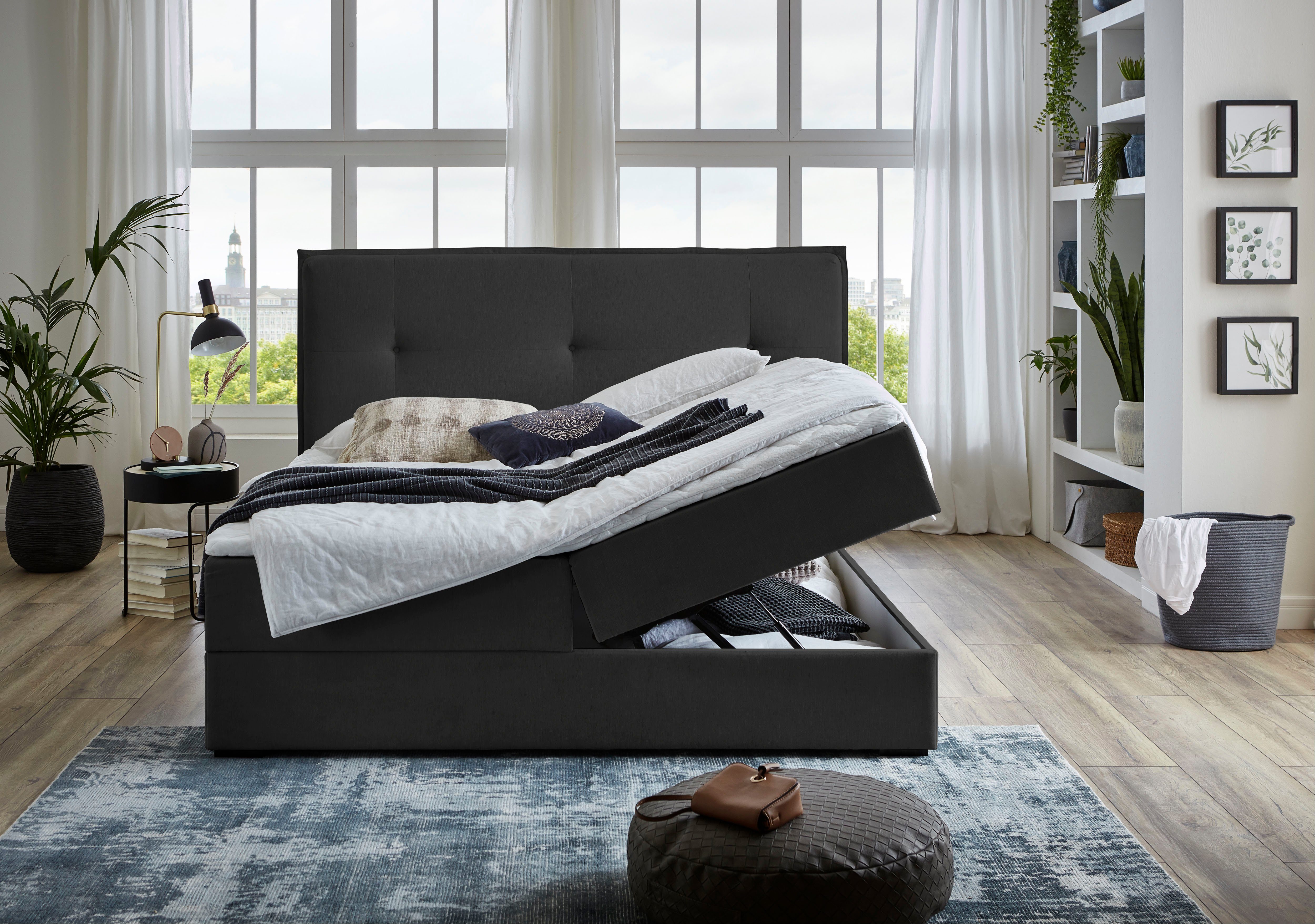 ATLANTIC home collection Boxspring Lucy met bedkist