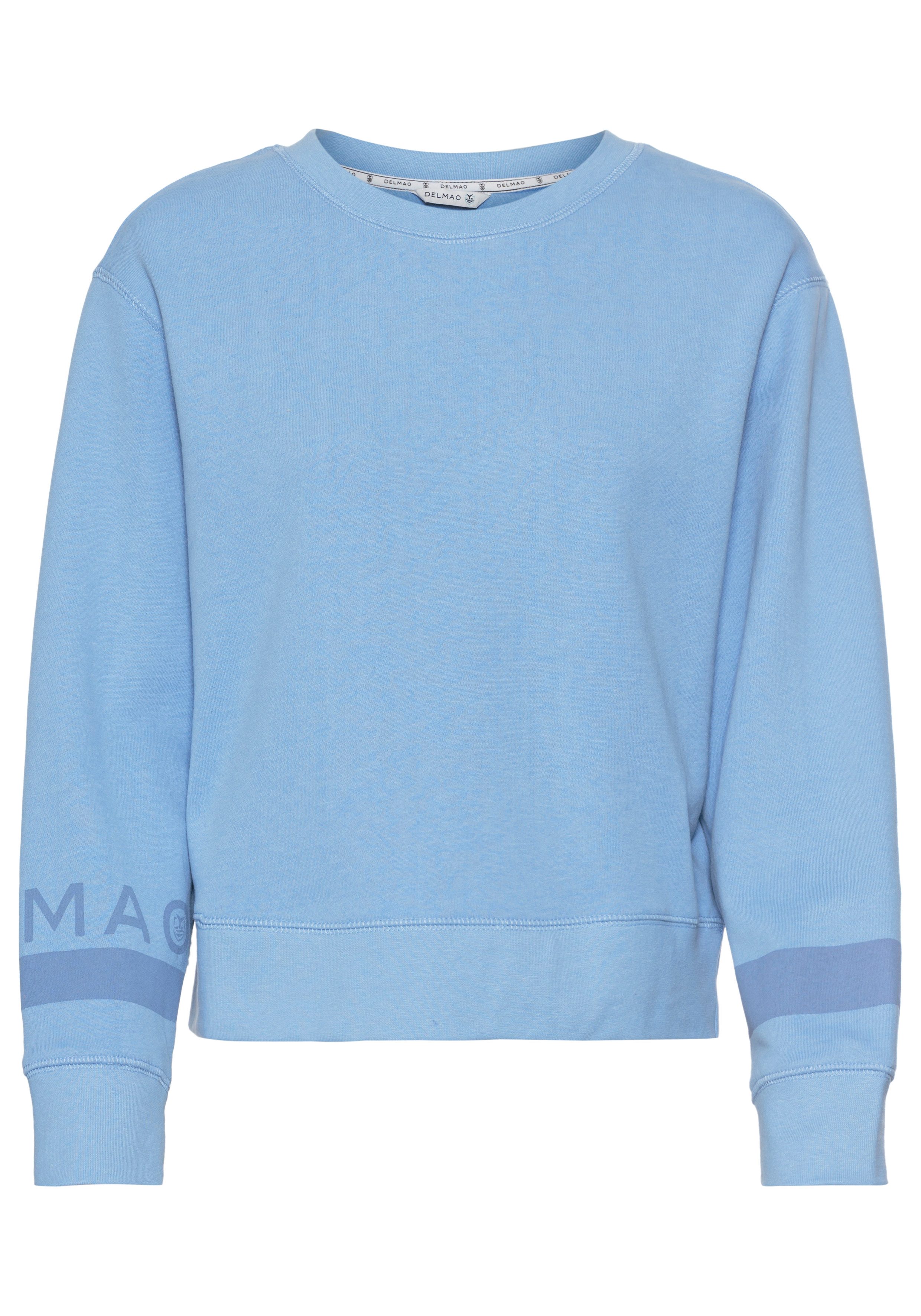 DELMAO Sweatshirt met rubber-print - nieuwe collectie