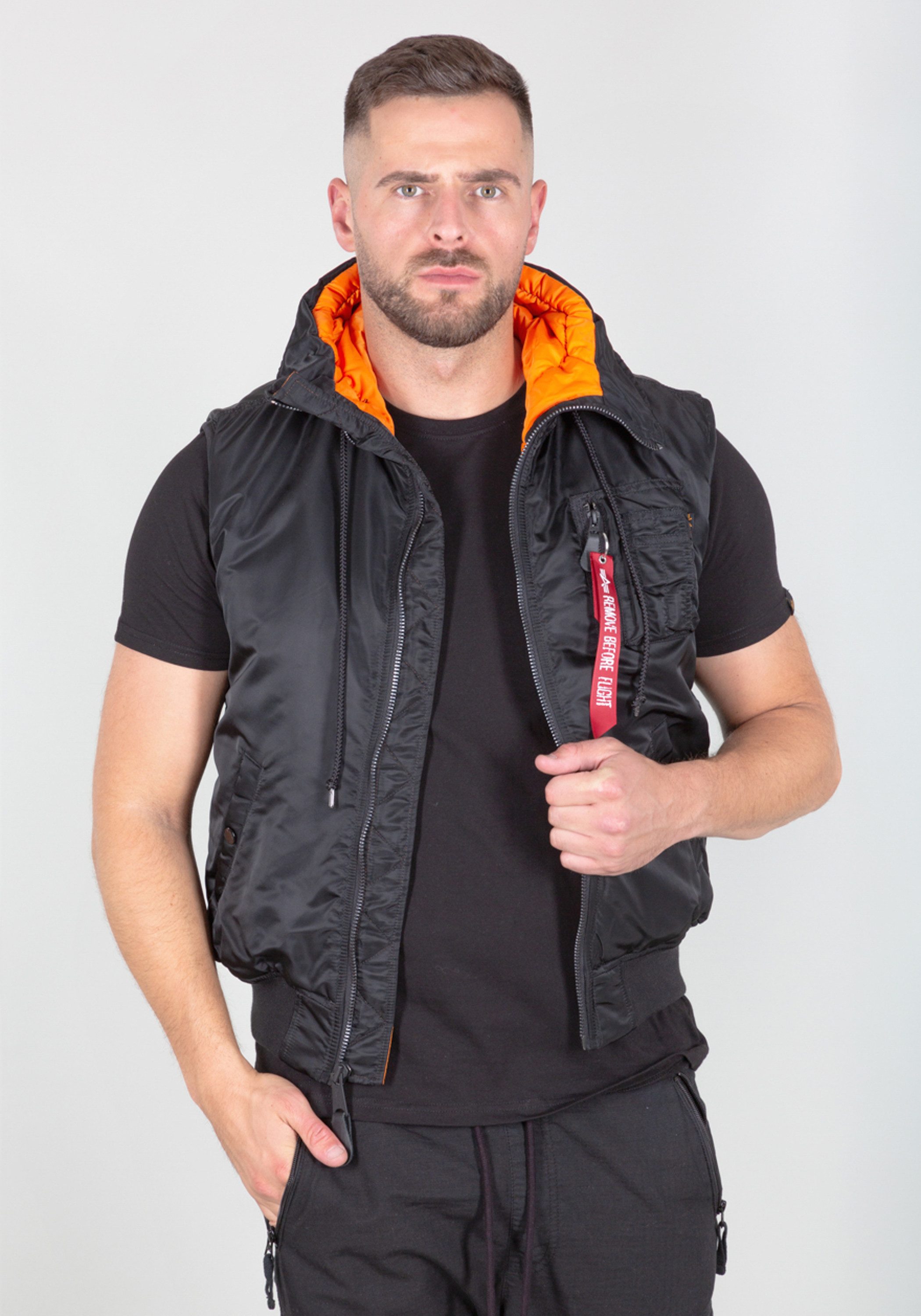 Alpha Industries Blouson Alpha Industries Men - Vests Hooded MA-1 Vest