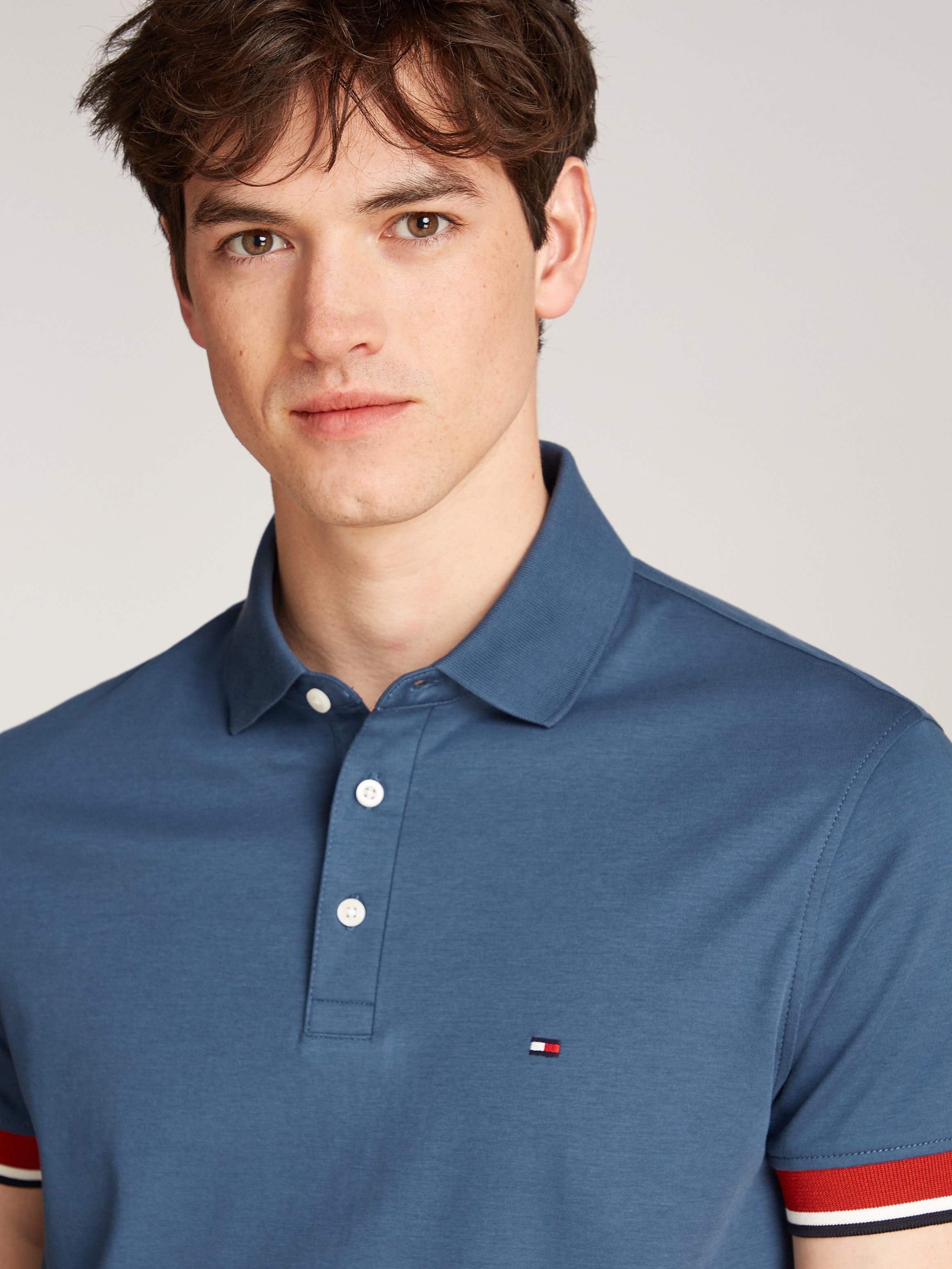 Tommy Hilfiger Poloshirt INTERLOCK SLEEVE DETAIL REG POLO