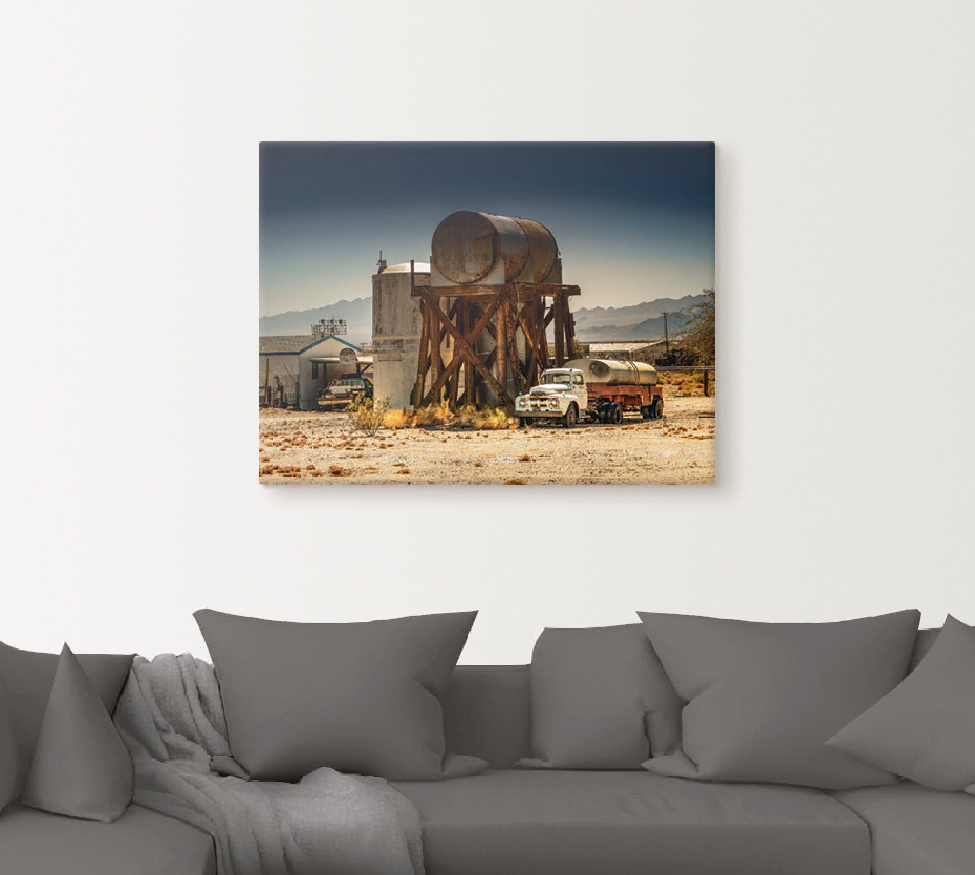 Artland Artprint Route 66 Californië Amerika als artprint op linnen in verschillende maten