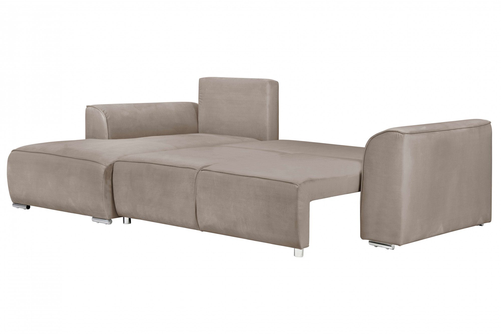 INOSIGN Hoekbank BEATRICE optionele slaapbank met bedlade, B/D/H: 265/170/86 cm