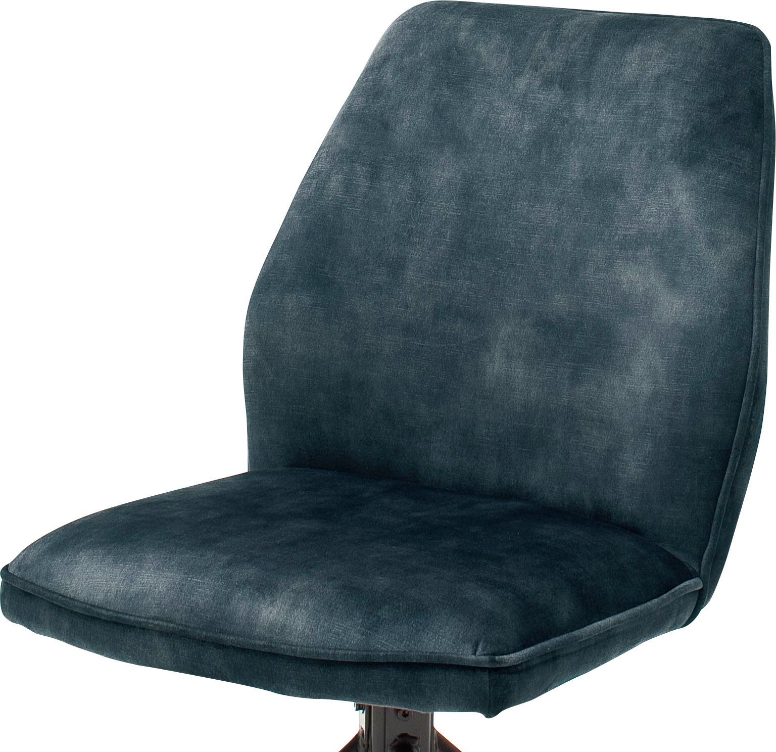 MCA furniture Eetkamerstoel OTTAWA Vintage suède-look met opstaande naad, stoel belastbaar tot 120 kg (set, 2 stuks)