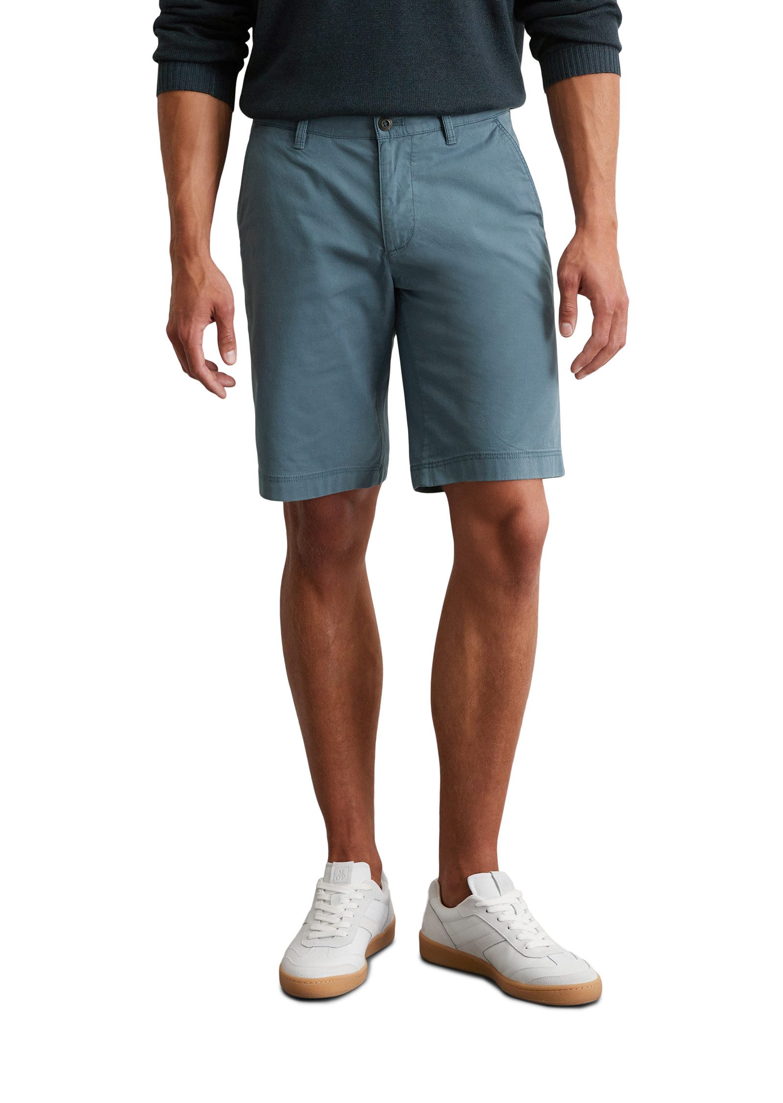 Marc O'Polo Short Reso lichte twill-stof voor optimale bewegingsvrijheid heren bermuda broeken maat 30 blauw