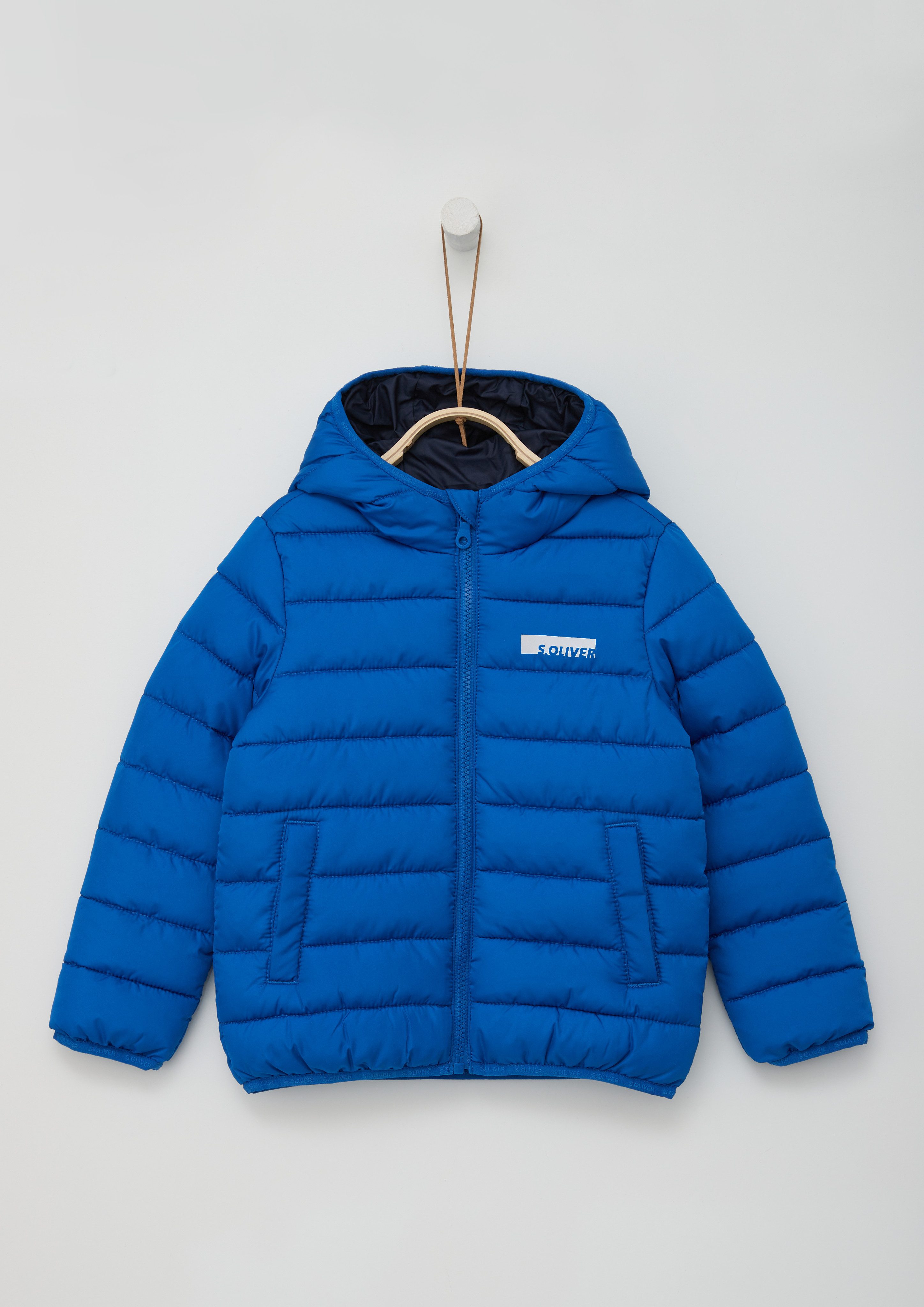 s.Oliver RED LABEL Junior Outdoorjack met merklogo