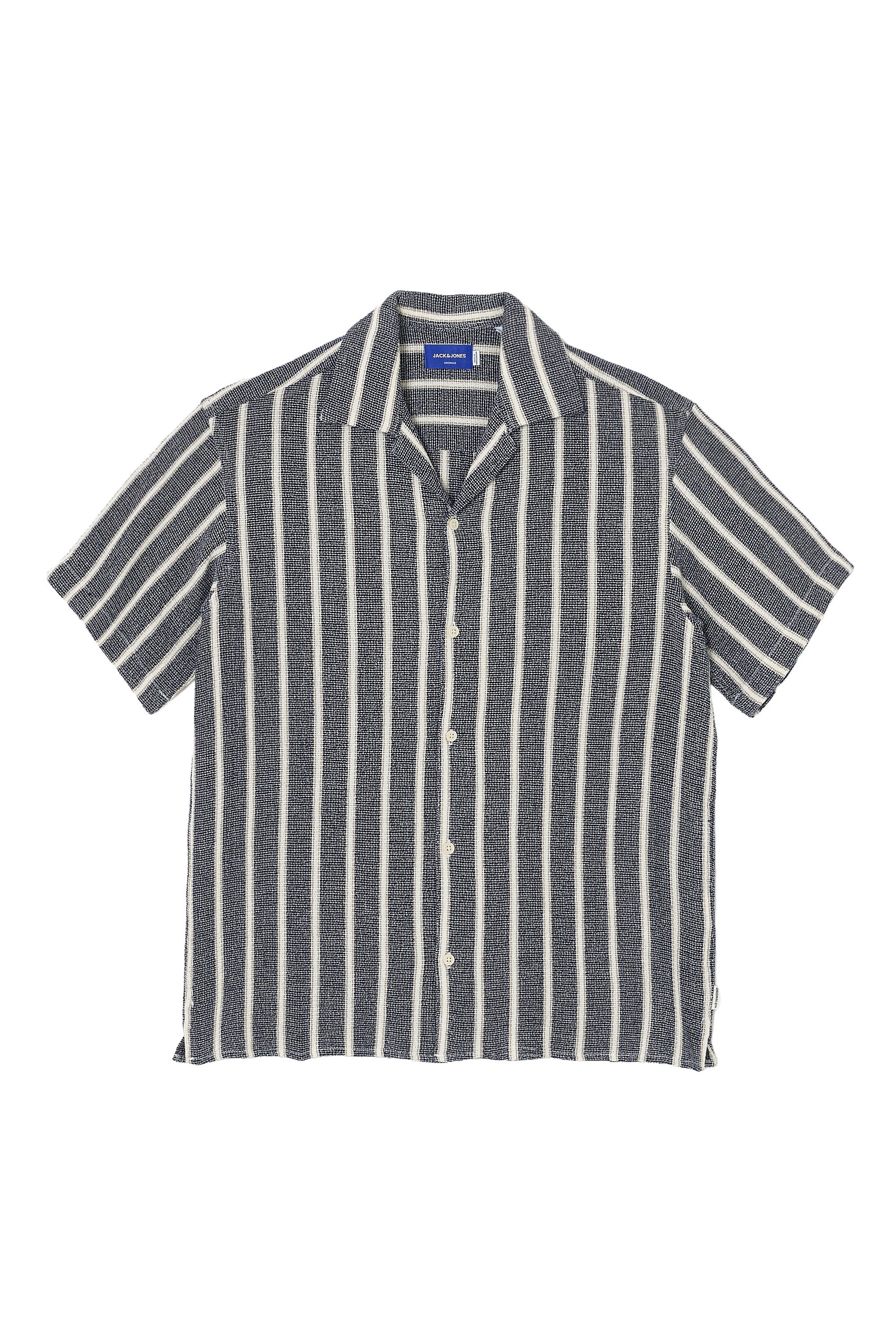 Jack & Jones Overhemd met korte mouwen JORCOBA STRIPE RESORT SHIRT SS SN