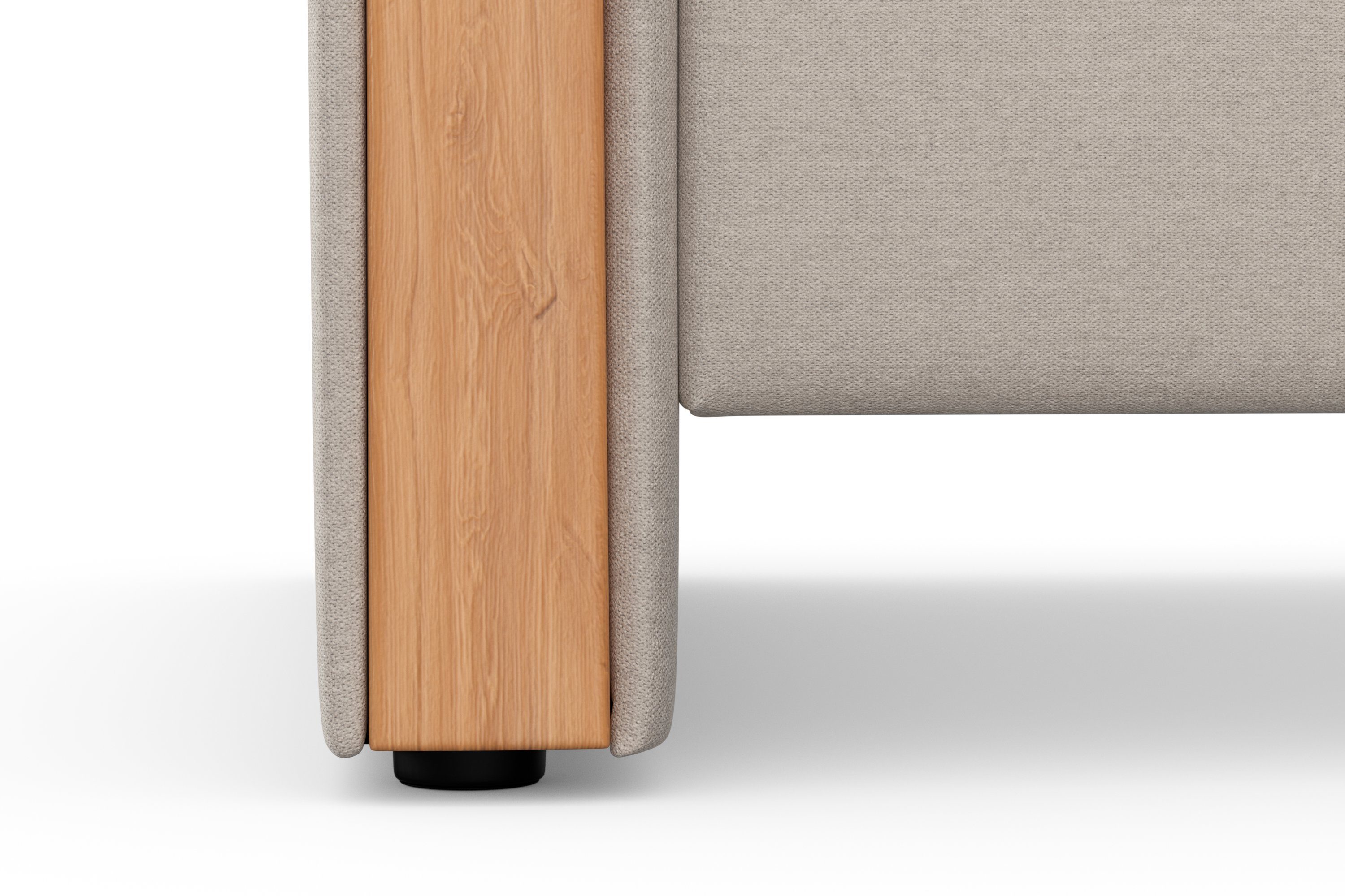 Home affaire 2-zitsbank Dangast Verstelbare hoofdsteun, houten frontlijsten, naar keuze ook in Easy clean bekleding