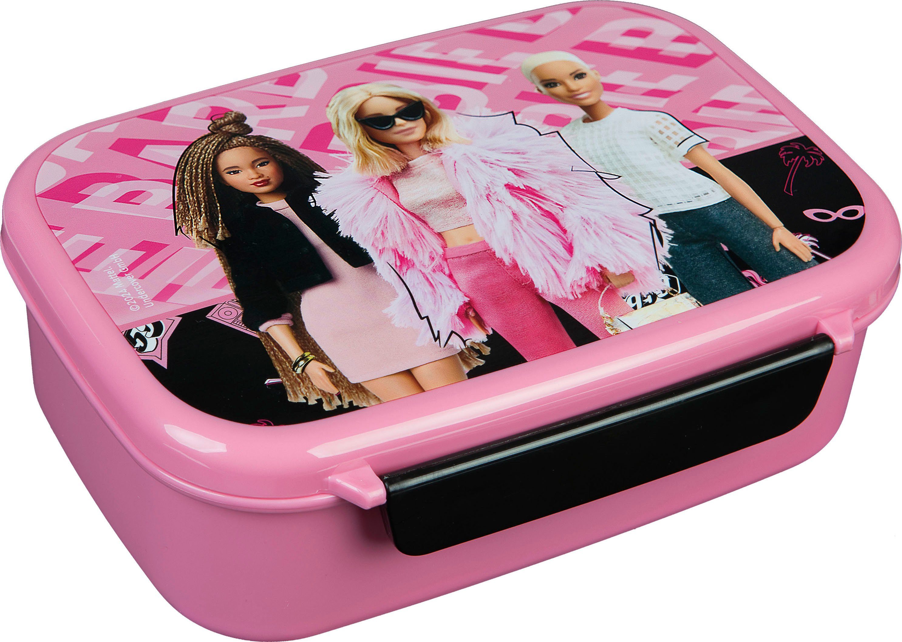 Scooli Lunchbox & drinkfles, Barbie (set, 2-delig)